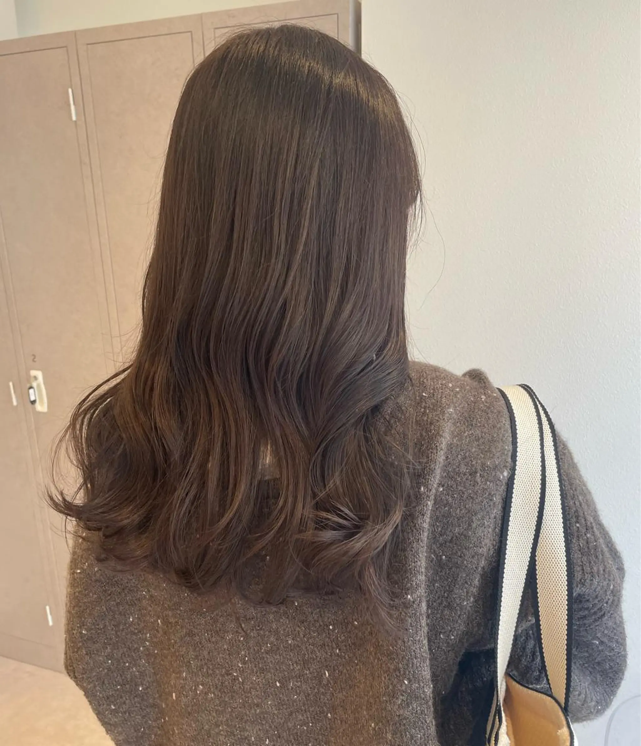 ミディアム カラー カット ヘアカラー トリートメント aya kaのヘアスタイル