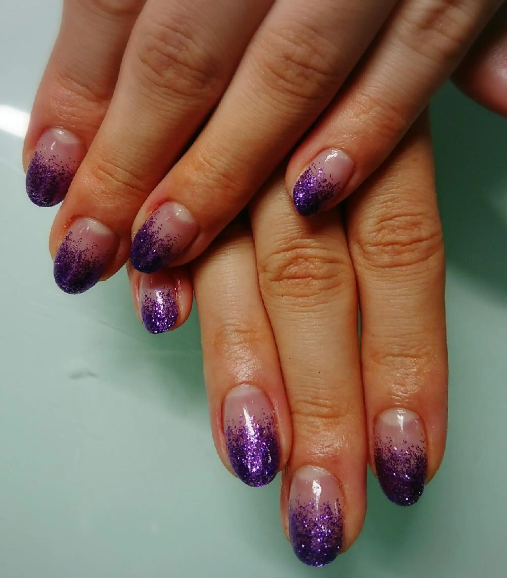 ネイル グラデーション パープル ラ・クレア所属・井川 佳奈のネイルデザイン