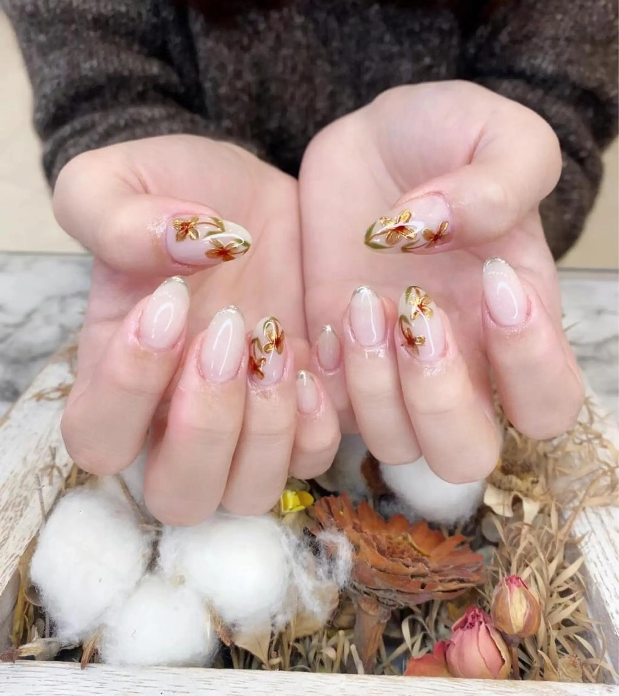 ネイル フレンチネイル ジェルネイル ホワイト Babarla nailのネイルデザイン