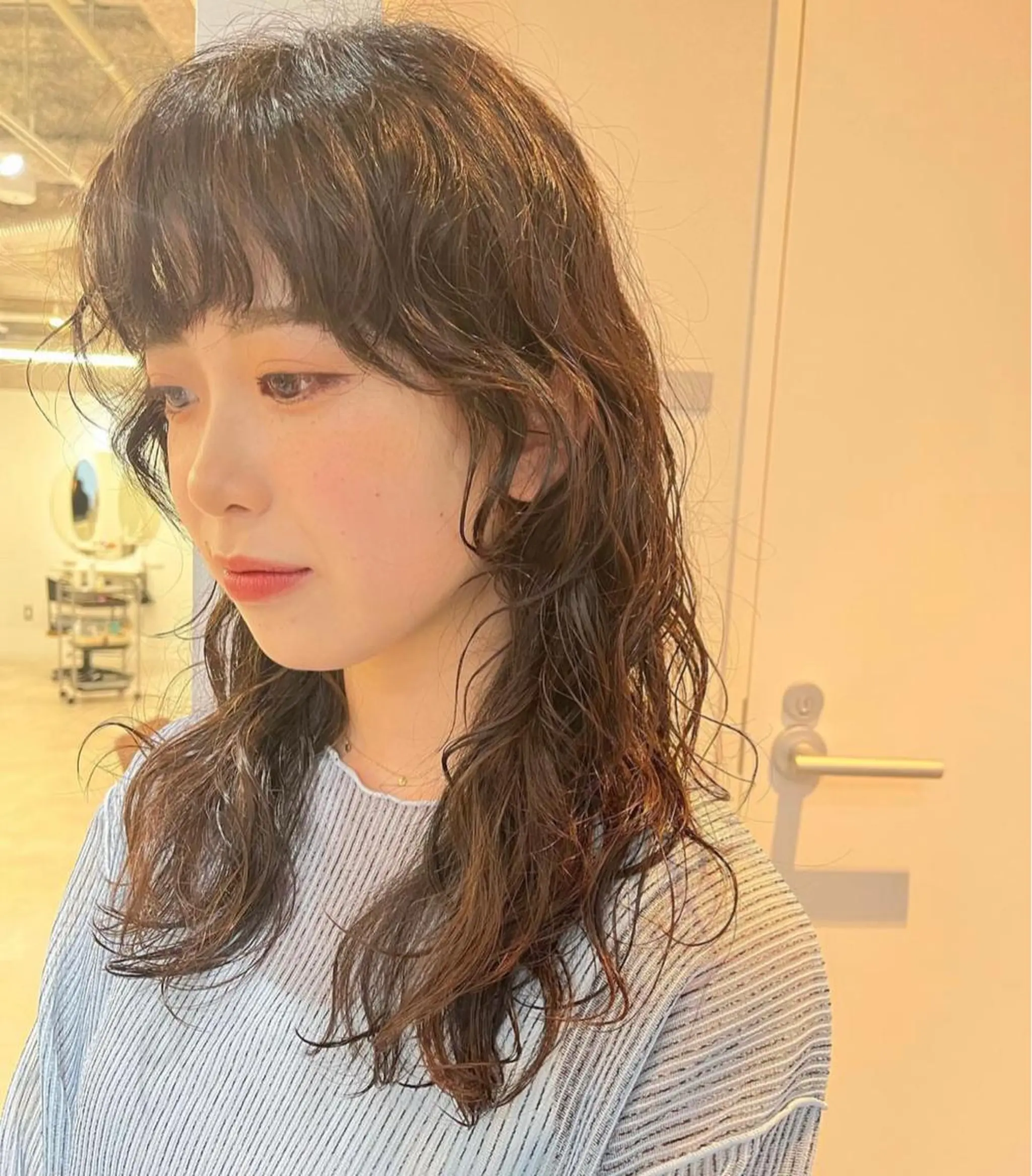 ロング パーマ カット パーマ 12月限定クーポン 配布中‼️YUKIのヘアスタイル