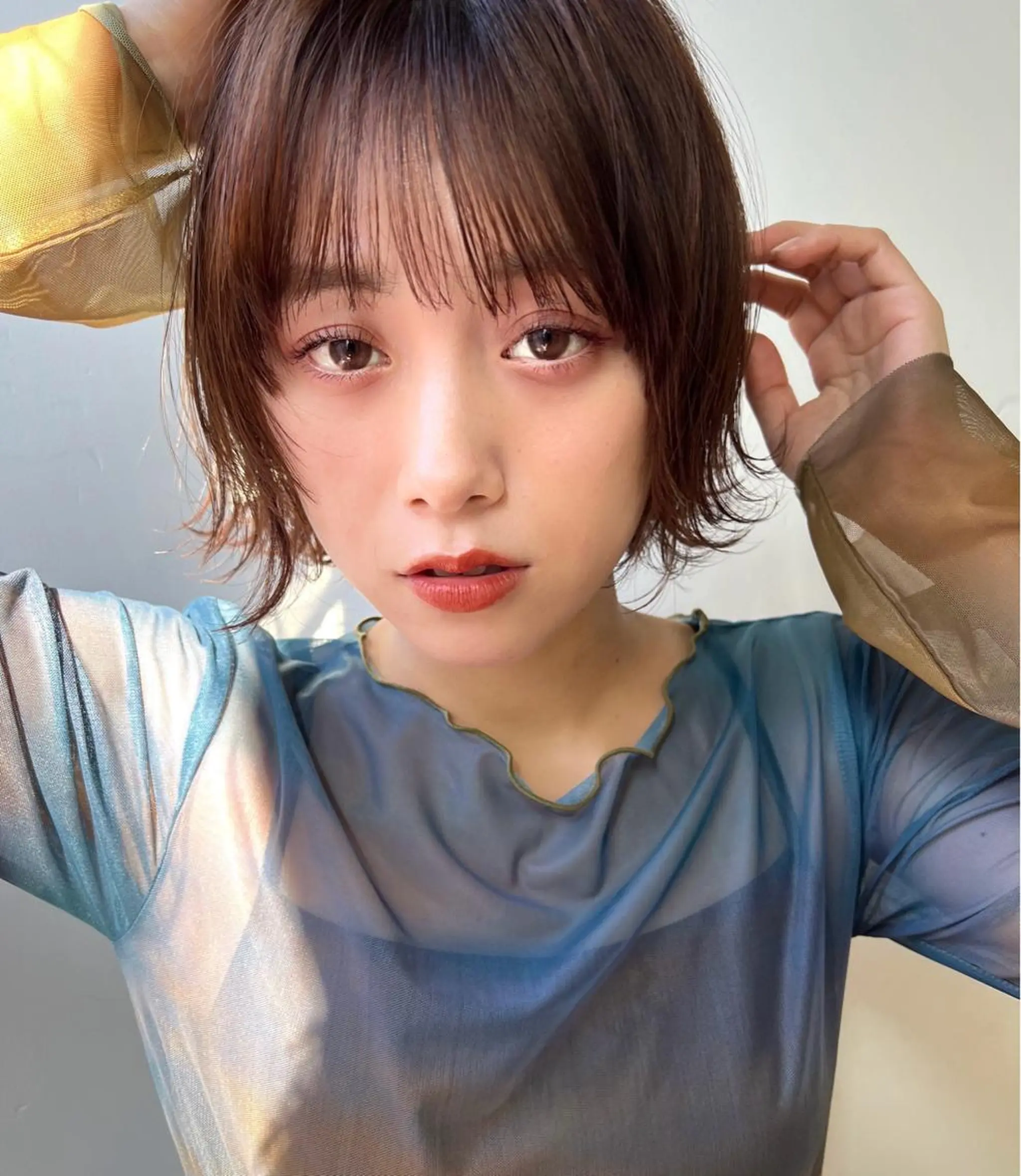 ショート カラー ヘアアレンジ ANY大宮所属・モテ髪🐈‍⬛🌙 aMiのヘアスタイル