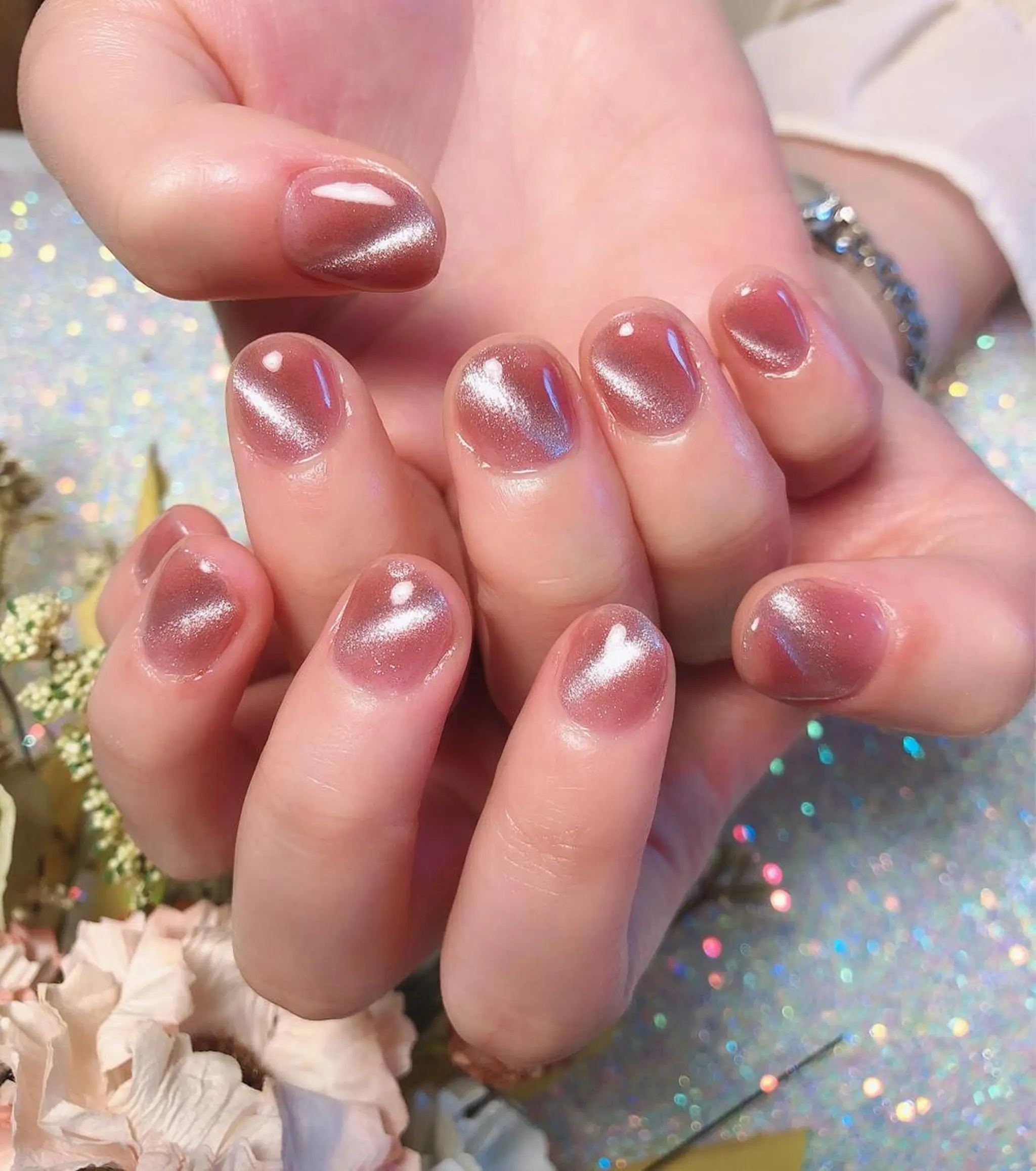 ネイル ジェルネイル マグネットネイル 🍭Kiara Nail🍭のネイルデザイン