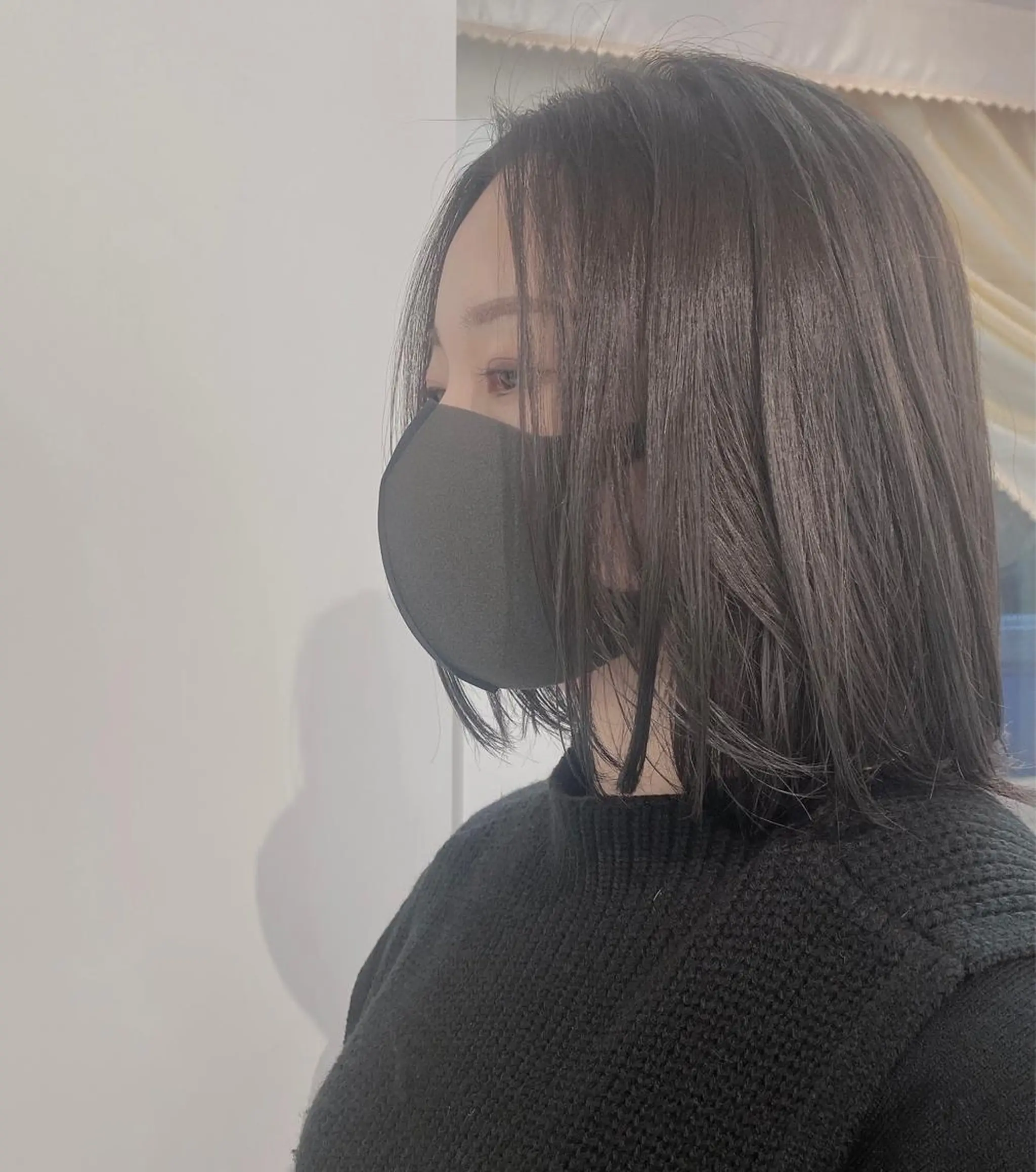 セミロング カラー アディクシーカラー 透明感カラー ✨くびれスタイル✨️ 戸嶋穂乃香のヘアスタイル