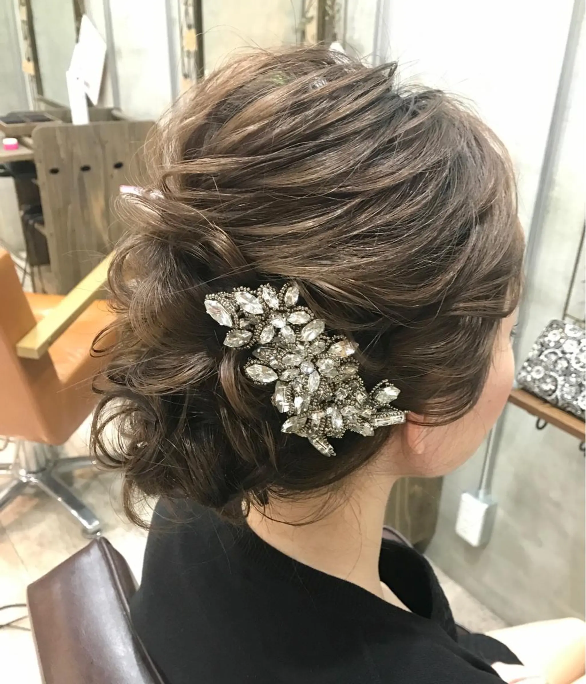 セミロング まつパ・ヘアセット ♡Chinami♡のマツエク・マツパデザイン