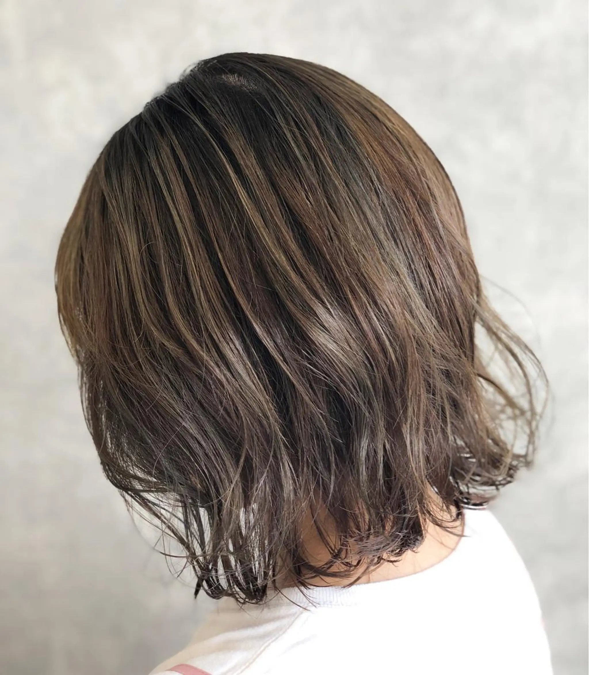 ミディアム カラー ヘアアレンジ グラデーションカラー ハイライトカラー ハイライト 渡辺　亮/ ハイライト/髪質改善のヘアスタイル