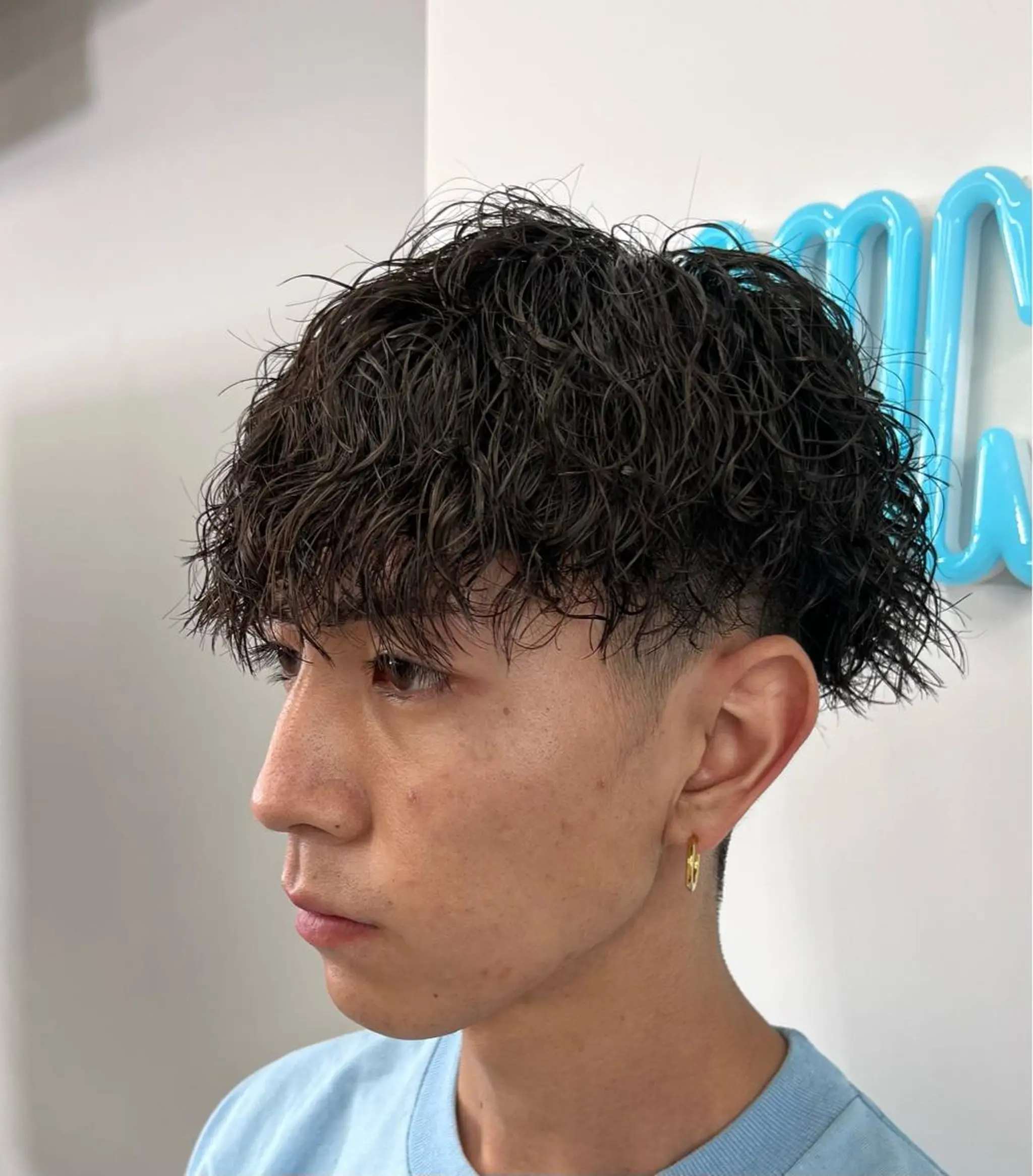 ショート パーマ メンズ カット パーマ メンズスタイル特化 /fifthりっくんのヘアスタイル