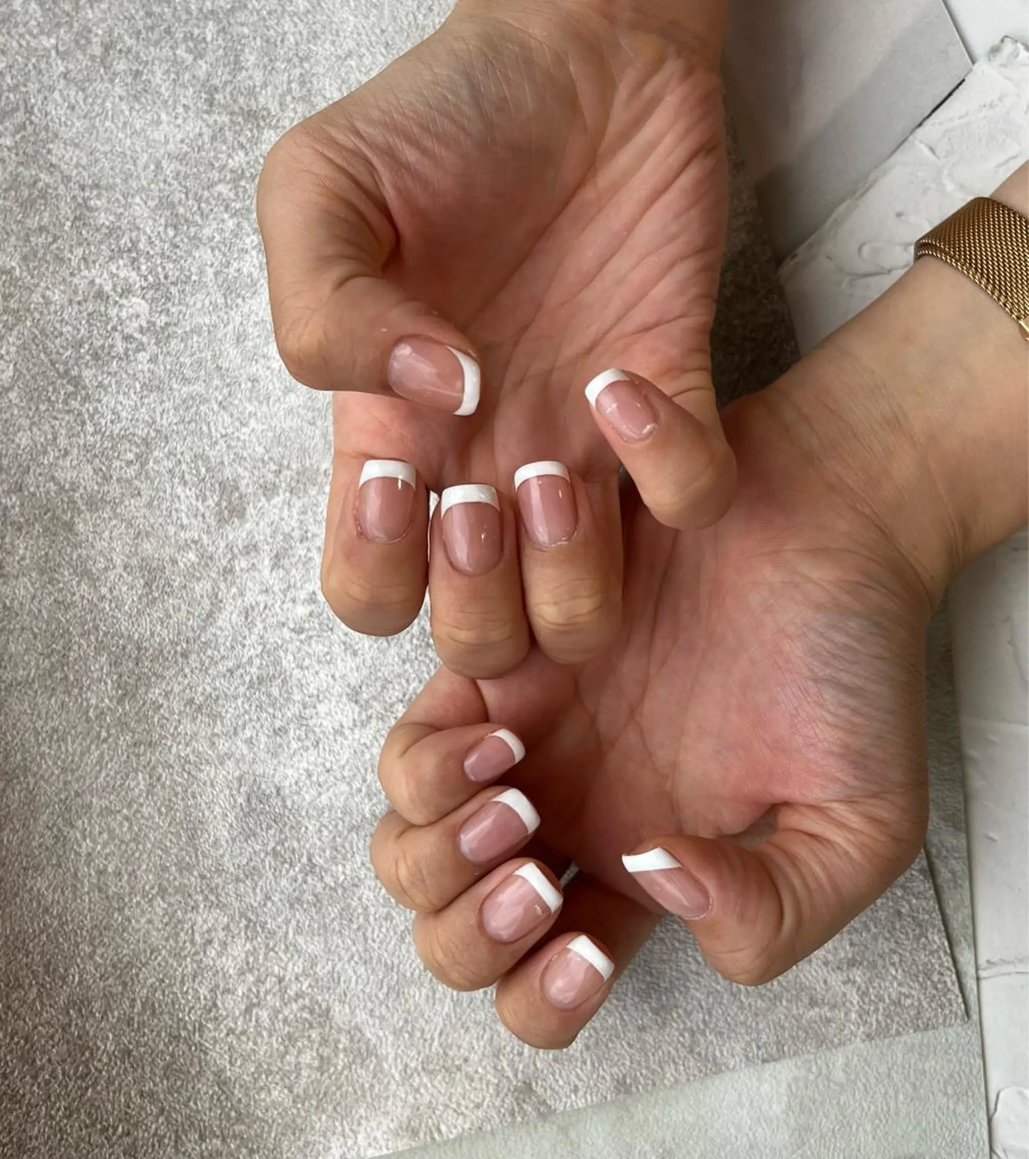 ネイル フレンチネイル 小川 奈々花のネイルデザイン