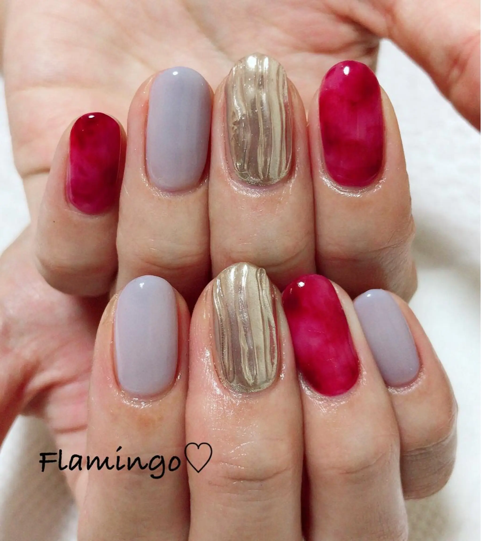 ネイル べっ甲ネイル ジェルネイル キラキラネイル ミラーネイル ワンカラーネイル 40代からの爪を守る ×ケア重視サロン♡のネイルデザイン