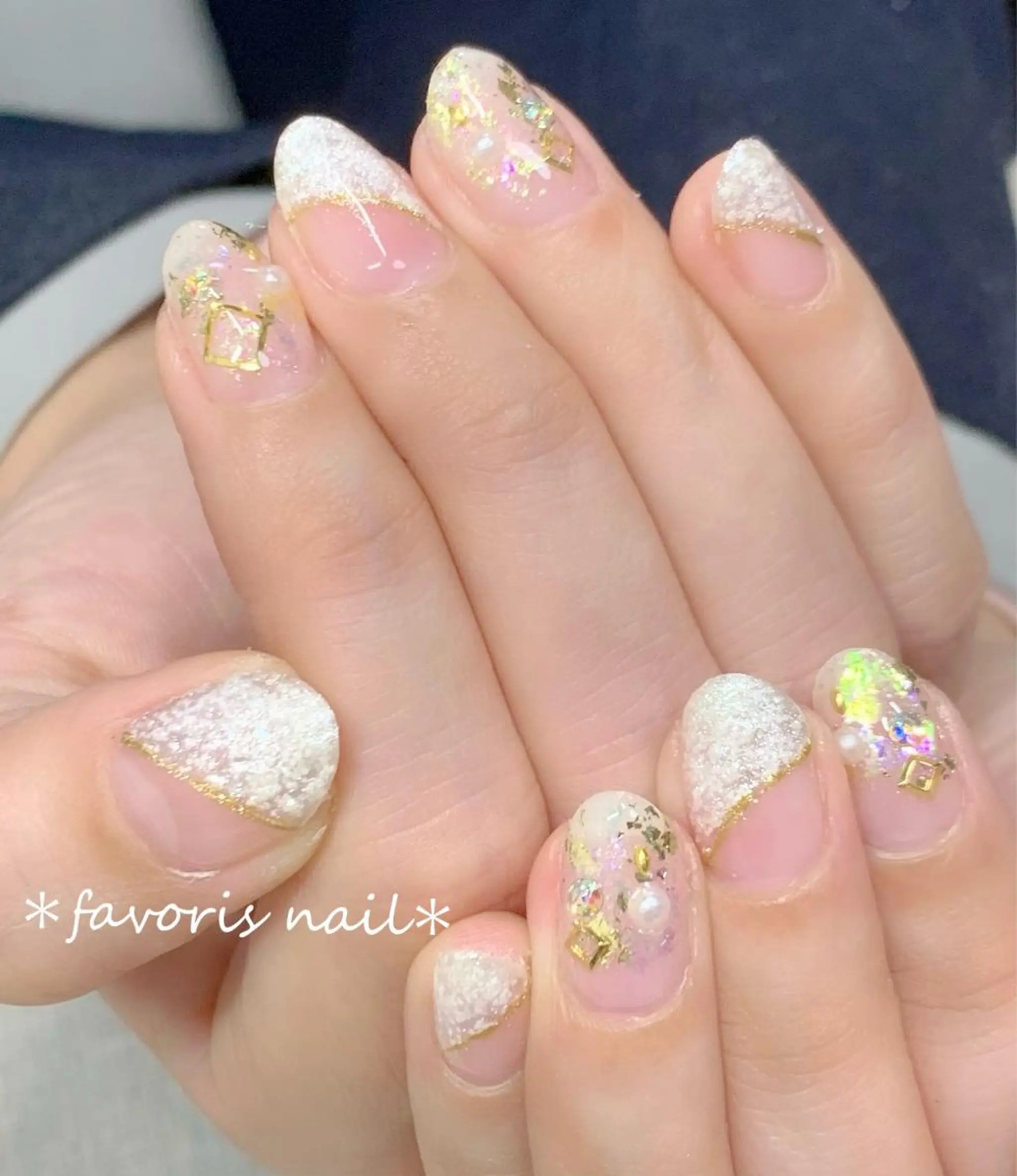 ネイル ハンドネイル favoris nail🌼のネイルデザイン
