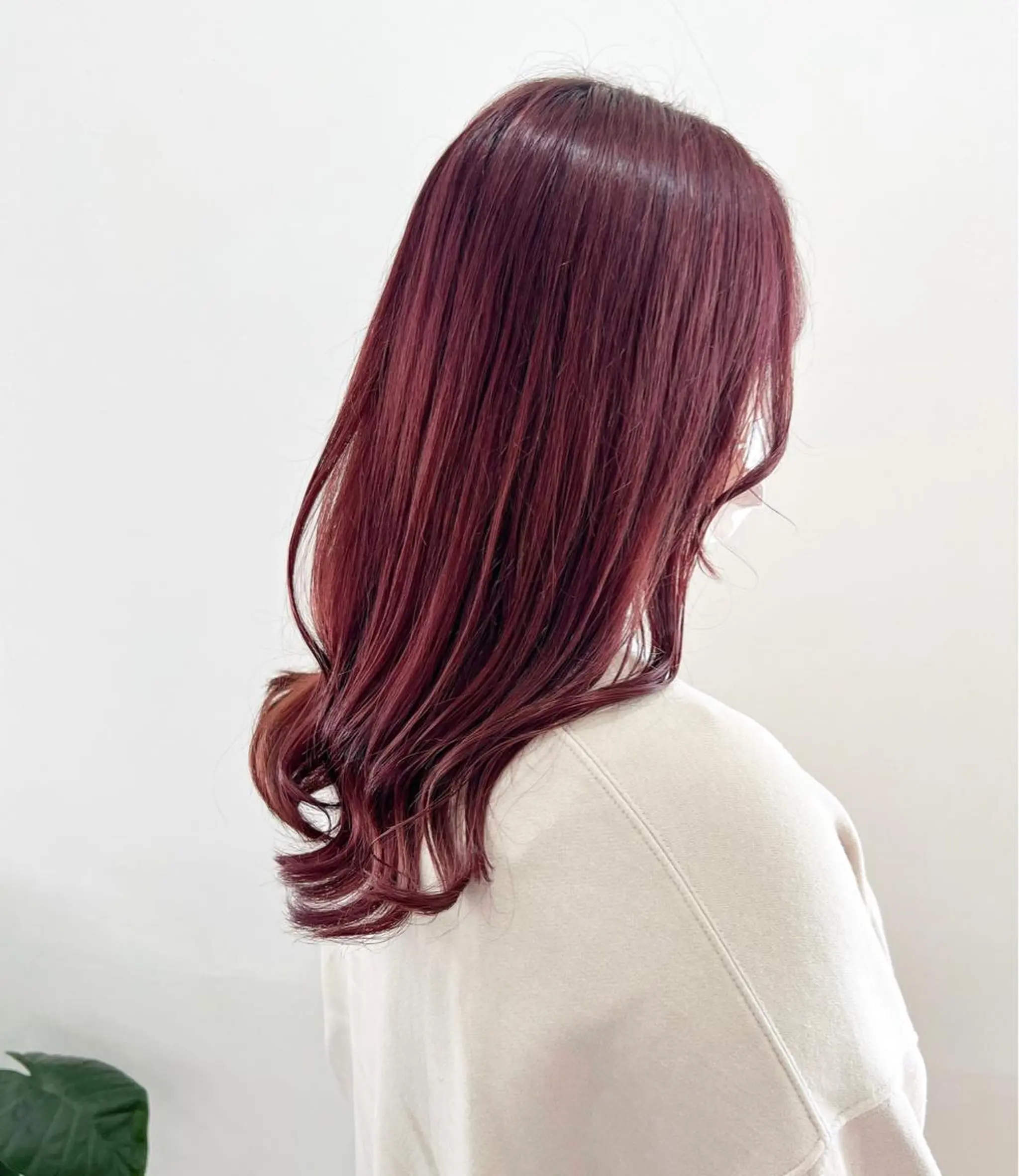 セミロング カラー ピンクカラー ヘアカラー フラム所属・WATANABE MISAKIのヘアスタイル