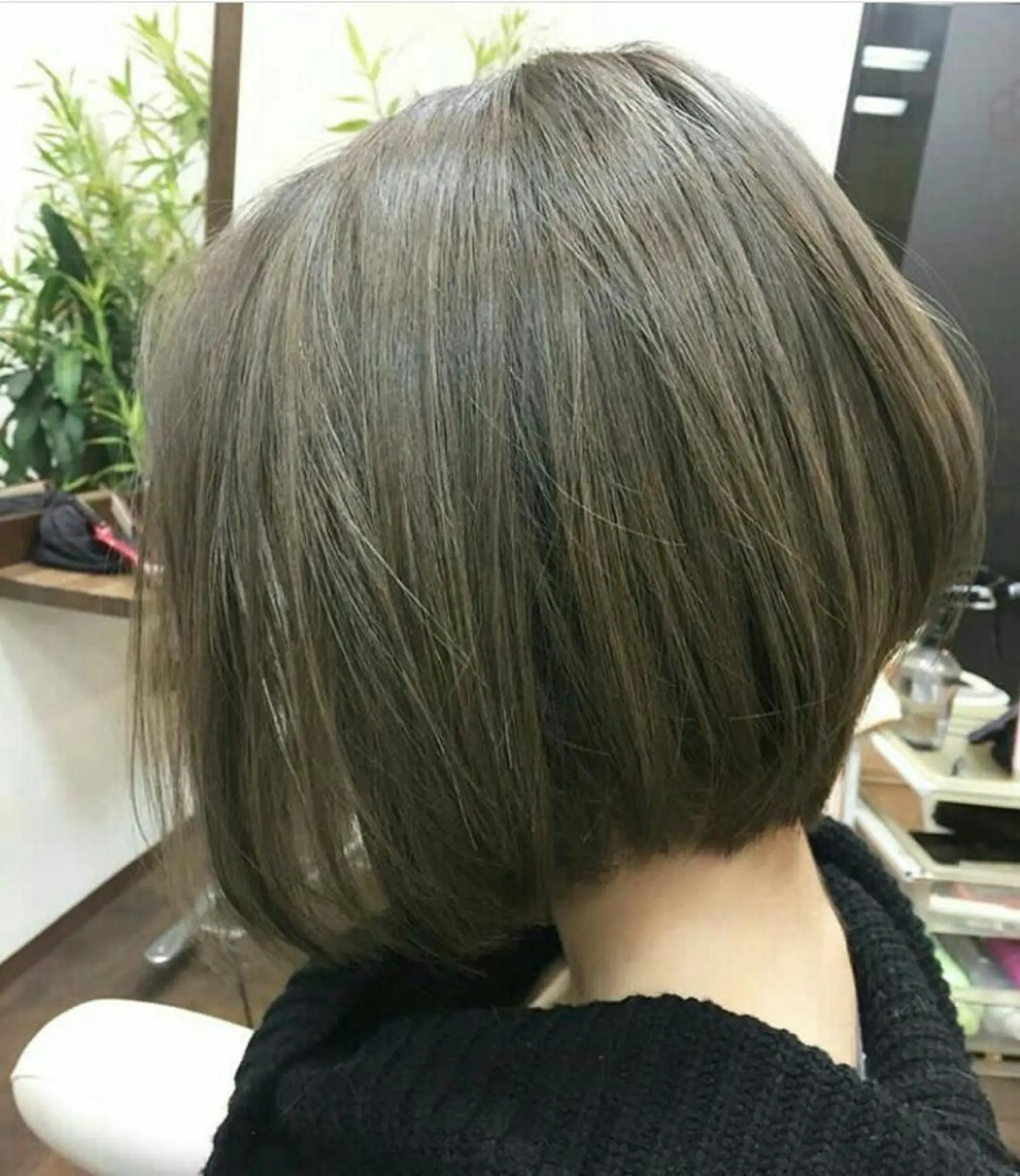 ショート カラー ショートボブ グレージュ ボブ ショートヘア ヘアカラー トリートメント ヘアーズ　ゼロ所属・❤️ヘアーズ ゼロ❤️のヘアスタイル