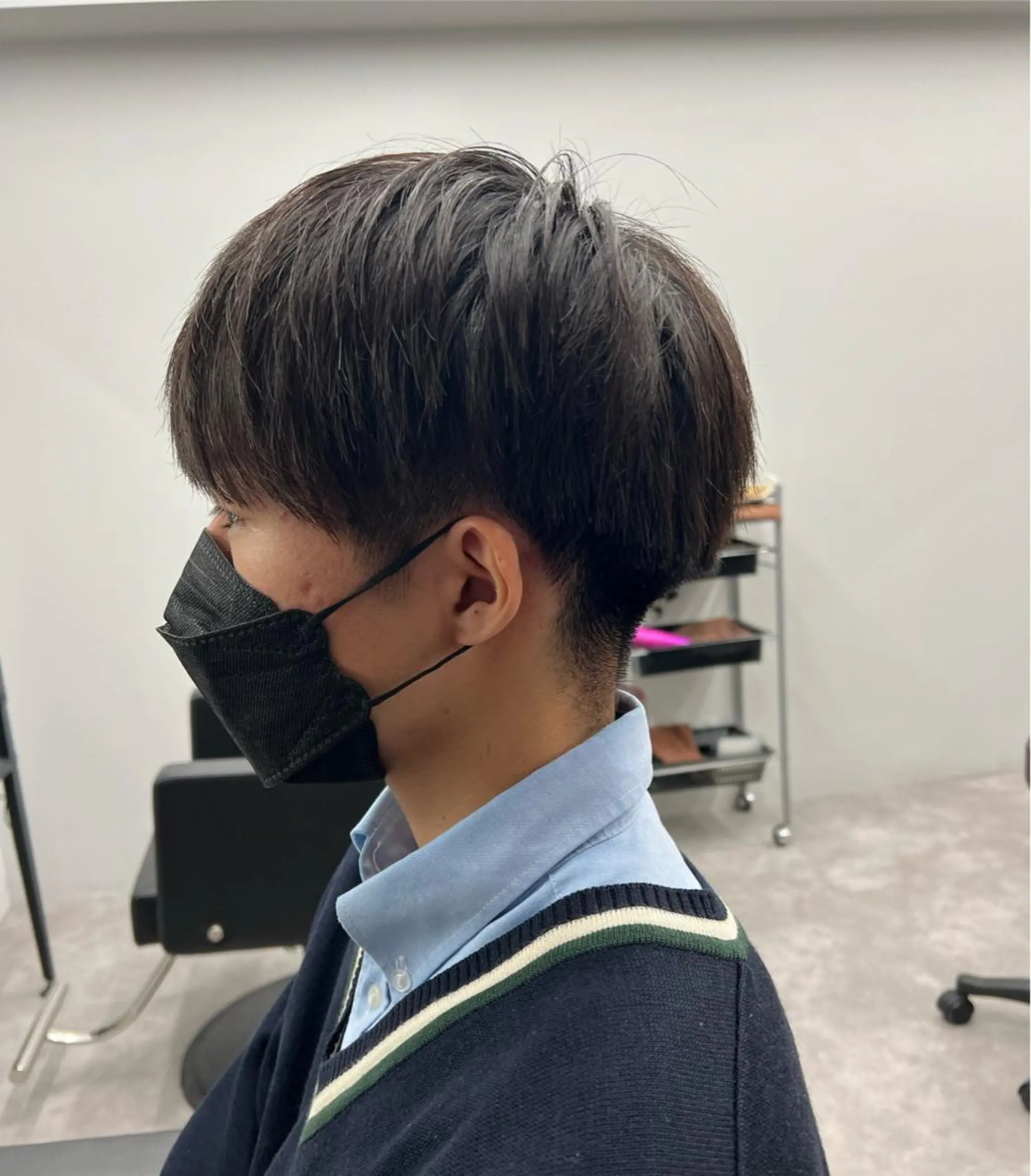 ショート メンズ マッシュ 刈り上げ 【曲がる縮毛矯正】 モデル募集🙋カツヤのヘアスタイル