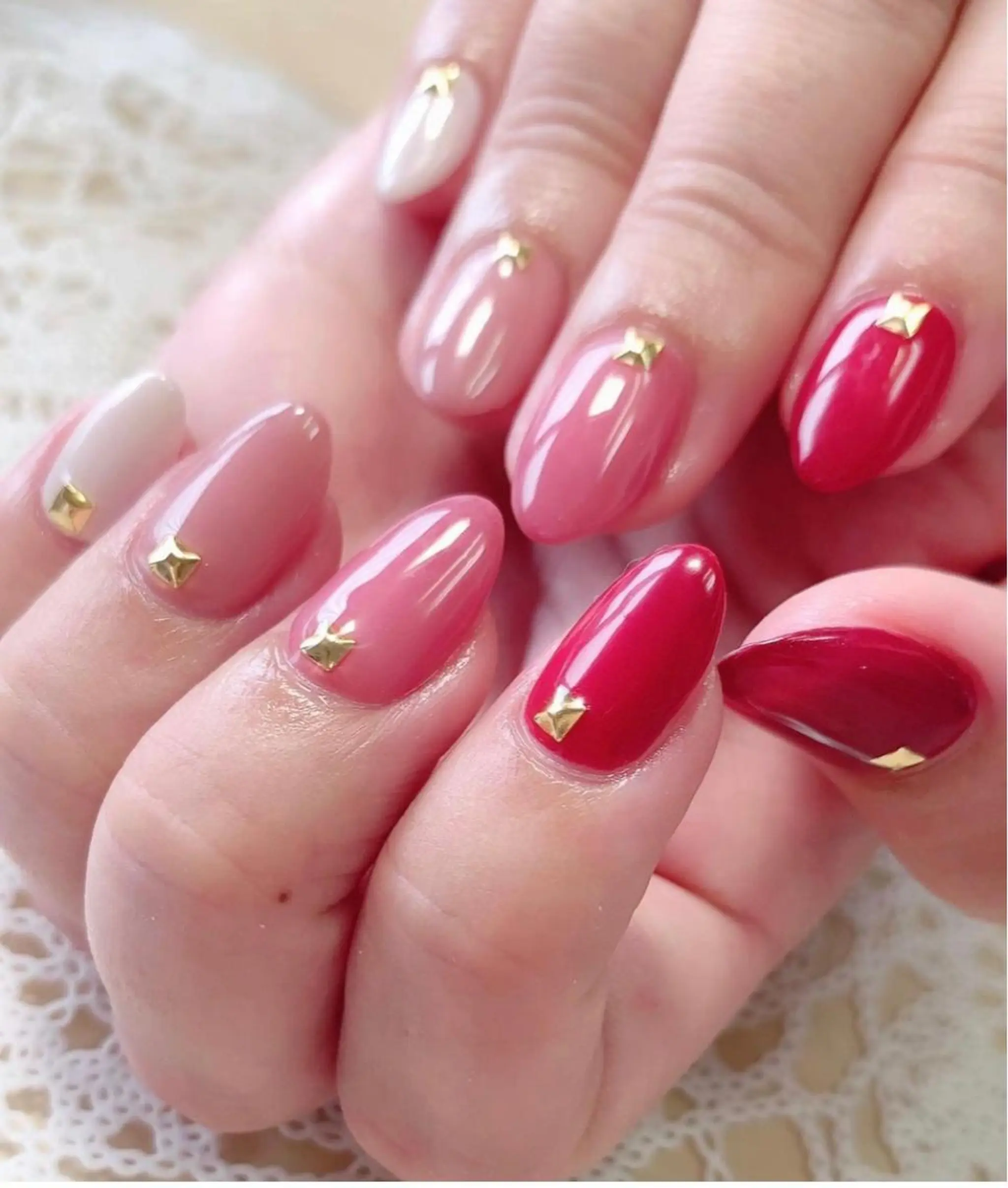 ネイル グラデーション nailsalon Fluaのネイルデザイン