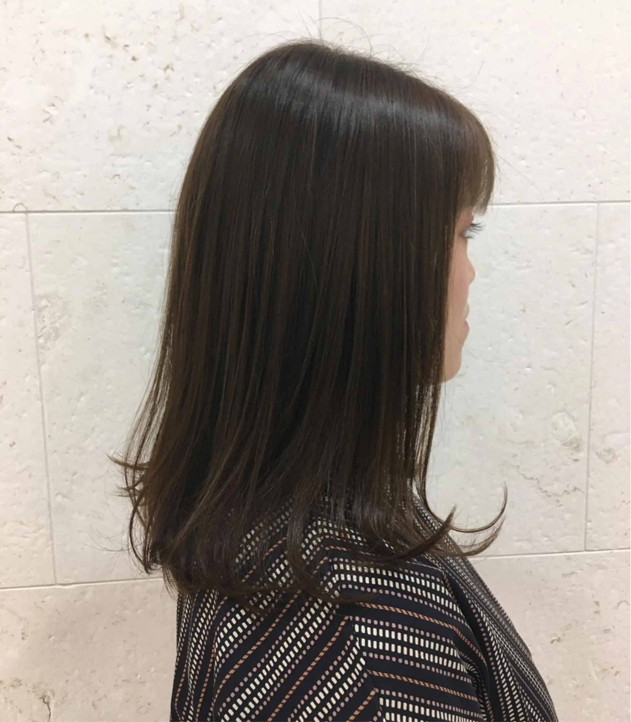 ロング カラー ベージュカラー カット ヘアカラー トリートメント 斉藤 貴也のヘアスタイル