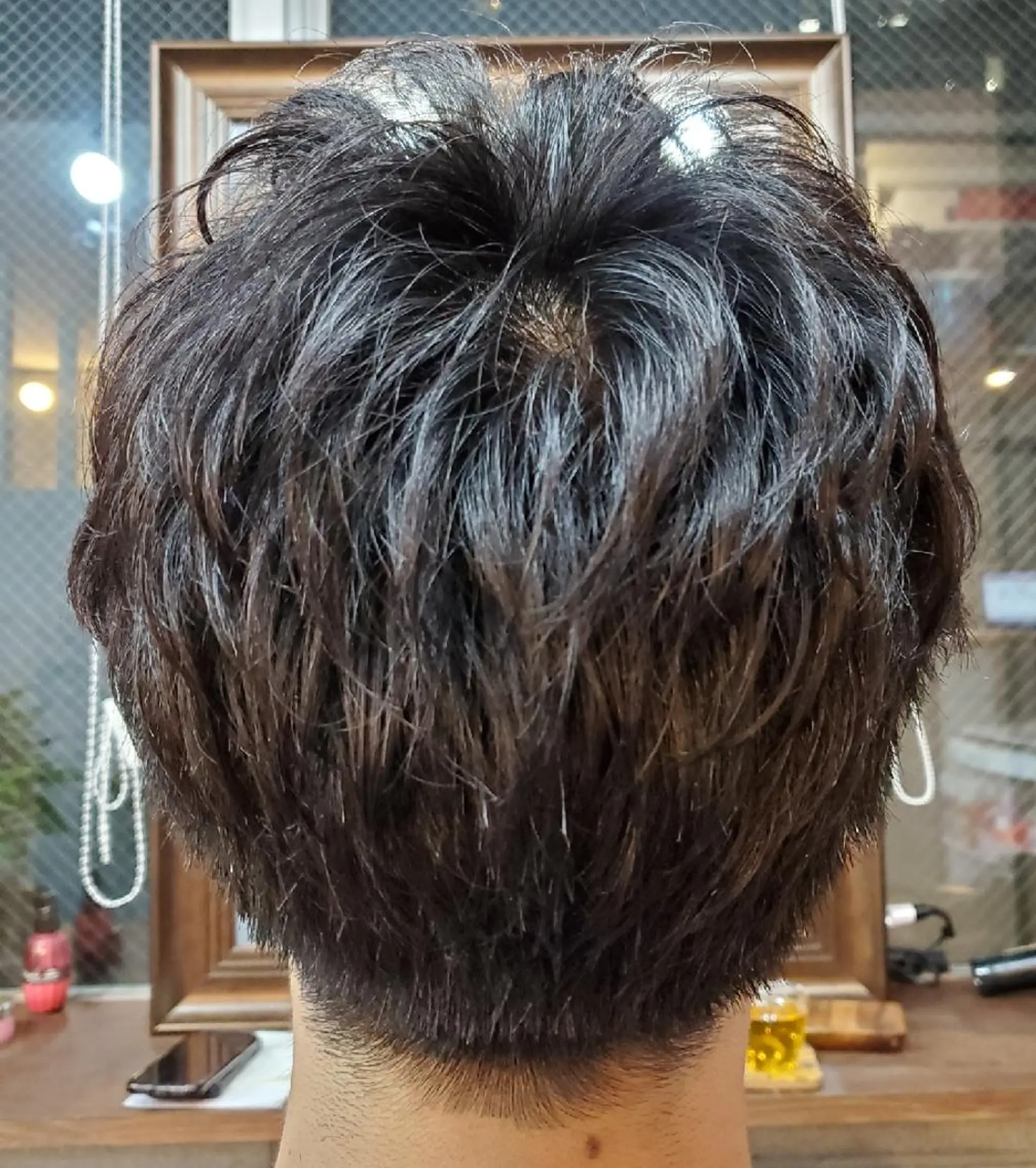 パーマ ショート メンズ メンズパーマ メンズショート ショートヘア S. ERIのヘアスタイル