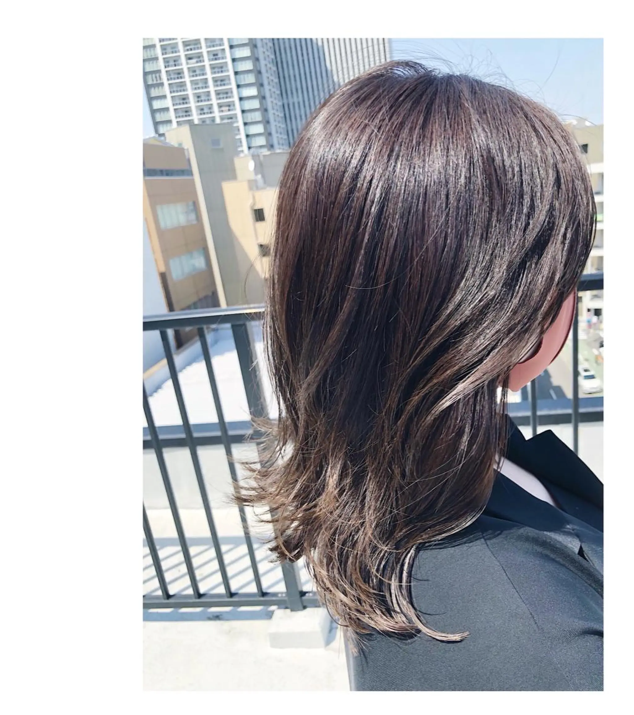 ミディアム カラー カット ヘッドスパ GO TO DAY 名古屋パルコ店所属・髪質改善/顔まわり 石原のヘアスタイル