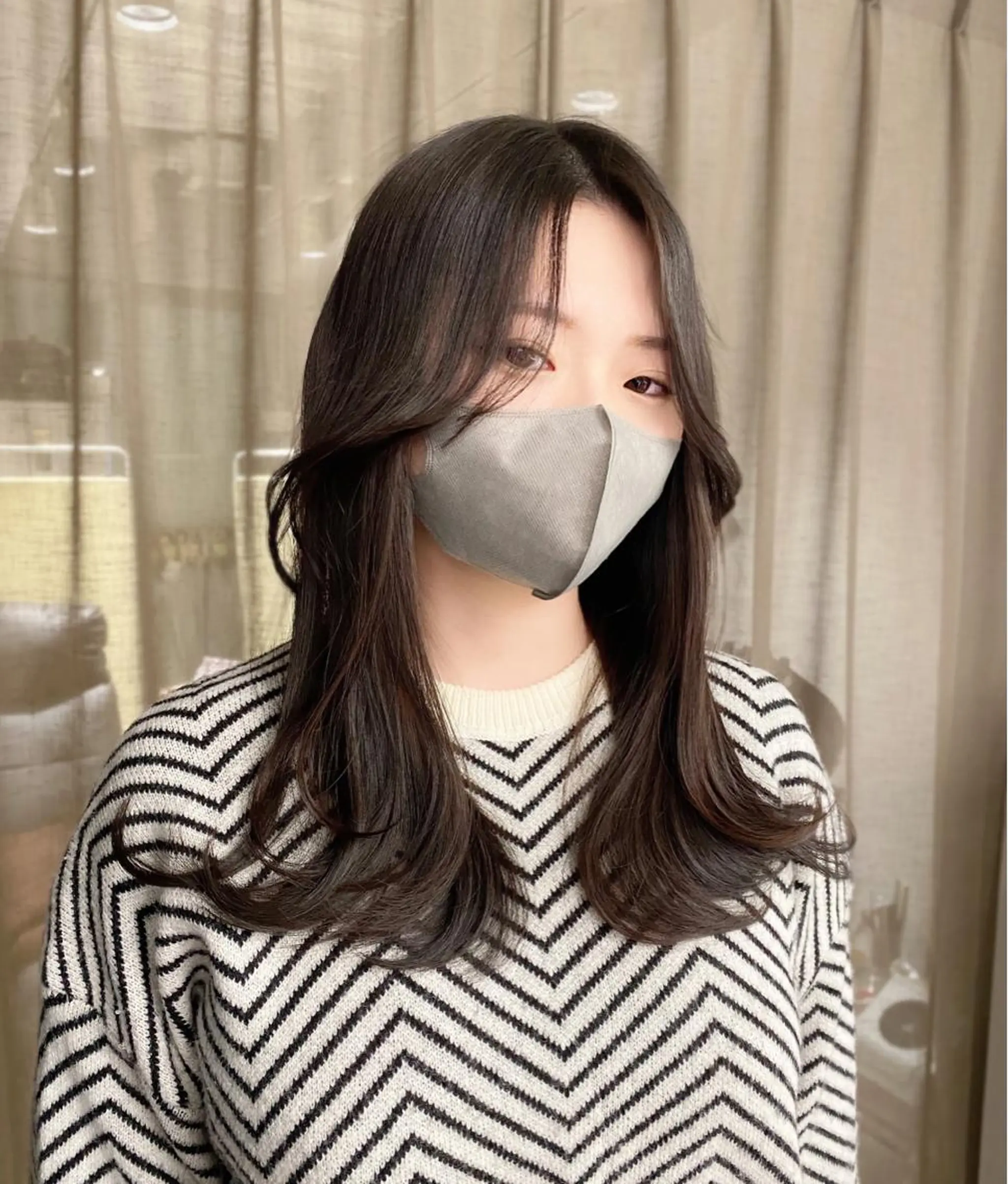 ロング カット ヘアカラー トリートメント 京都レイヤーカット/ 縮毛矯正/羽柴りくのマツエク・マツパデザイン