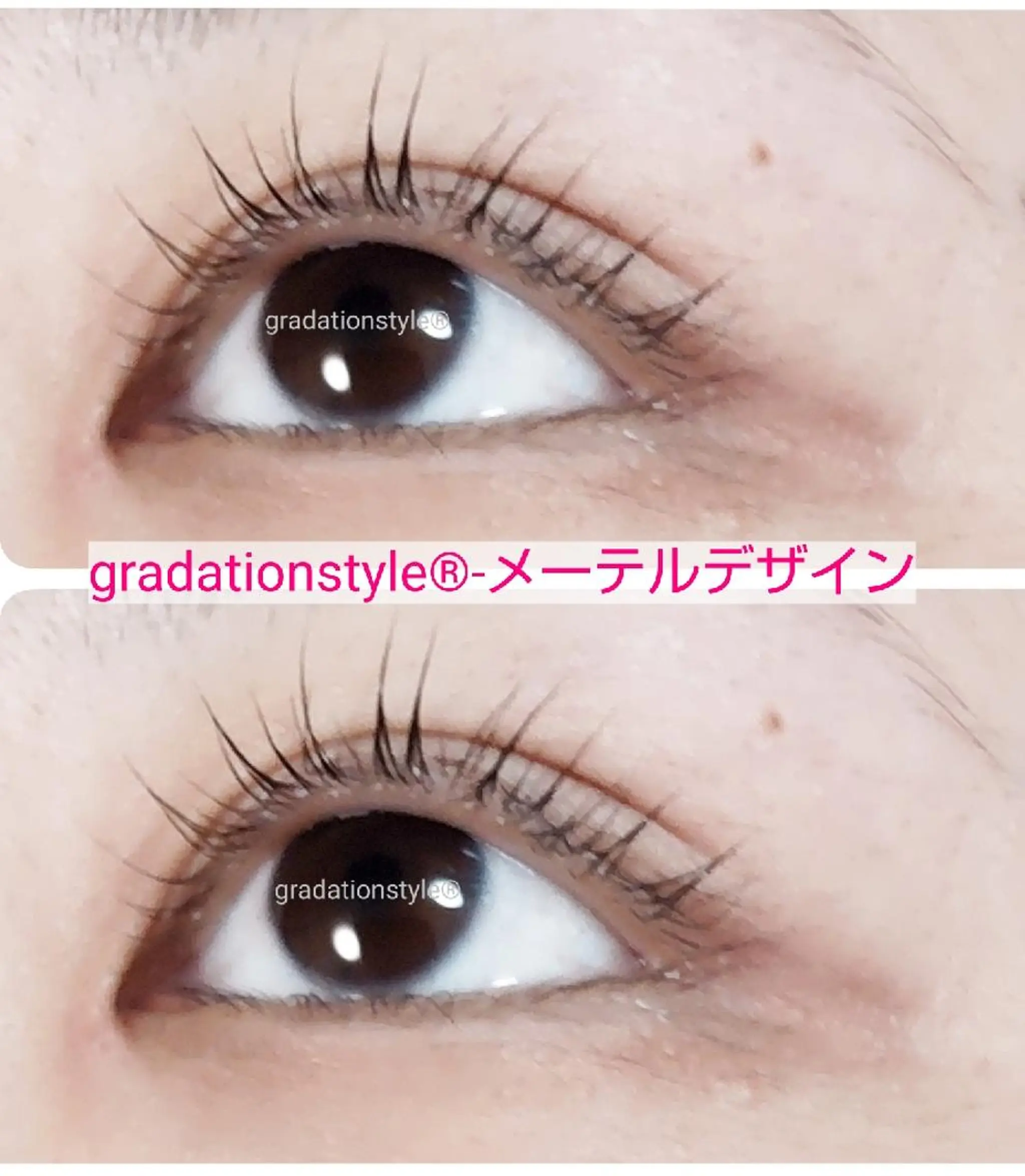 マツエク・マツパ パリジェンヌラッシュリフト 🎼グラデーション スタイル札幌♫*⁠✧のマツエク・マツパデザイン