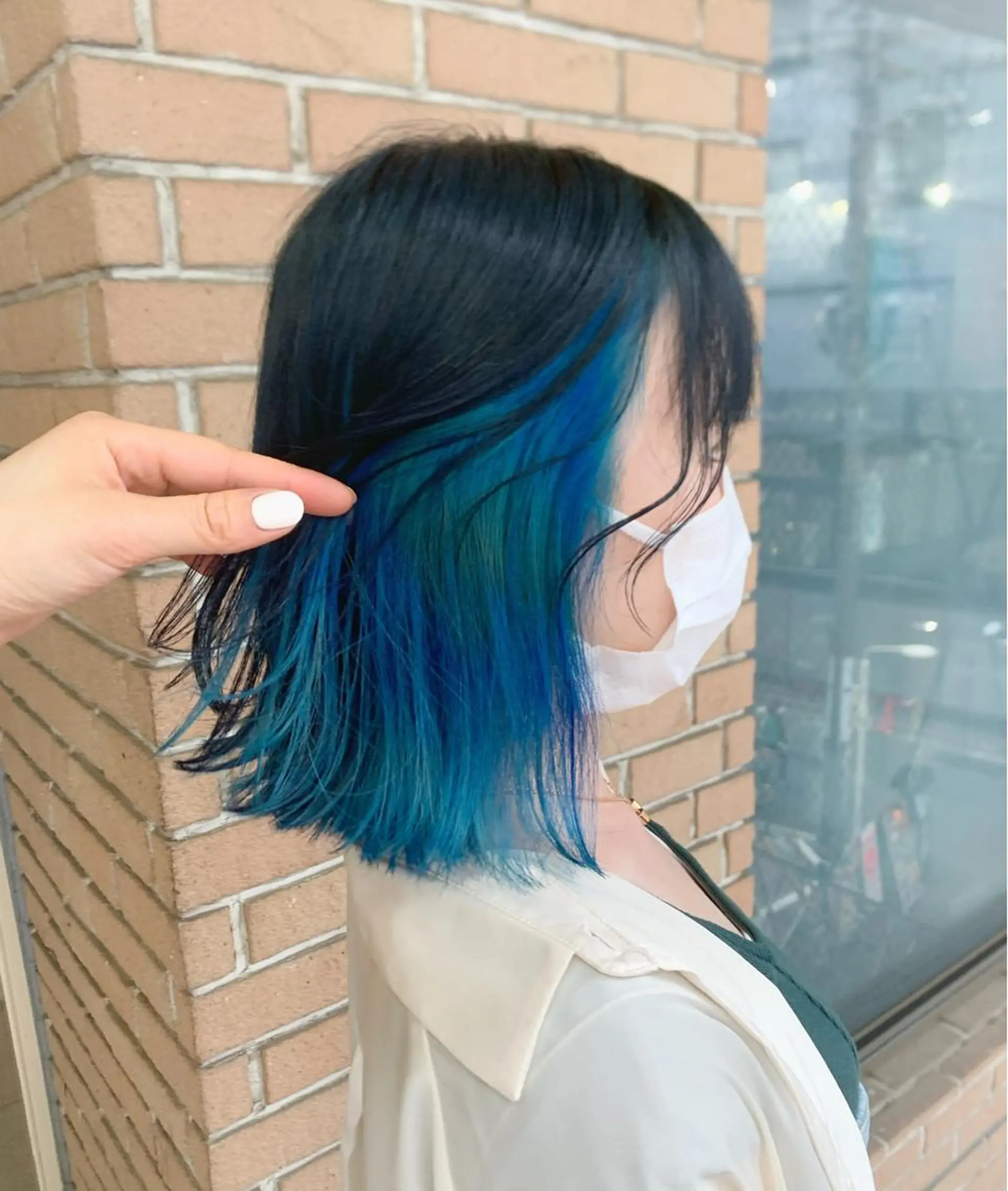 ミディアム カラー ヘアアレンジ ブリーチ ヘアカラー ピンクカラー🩷 ヘアセットＮＯ.1のヘアスタイル