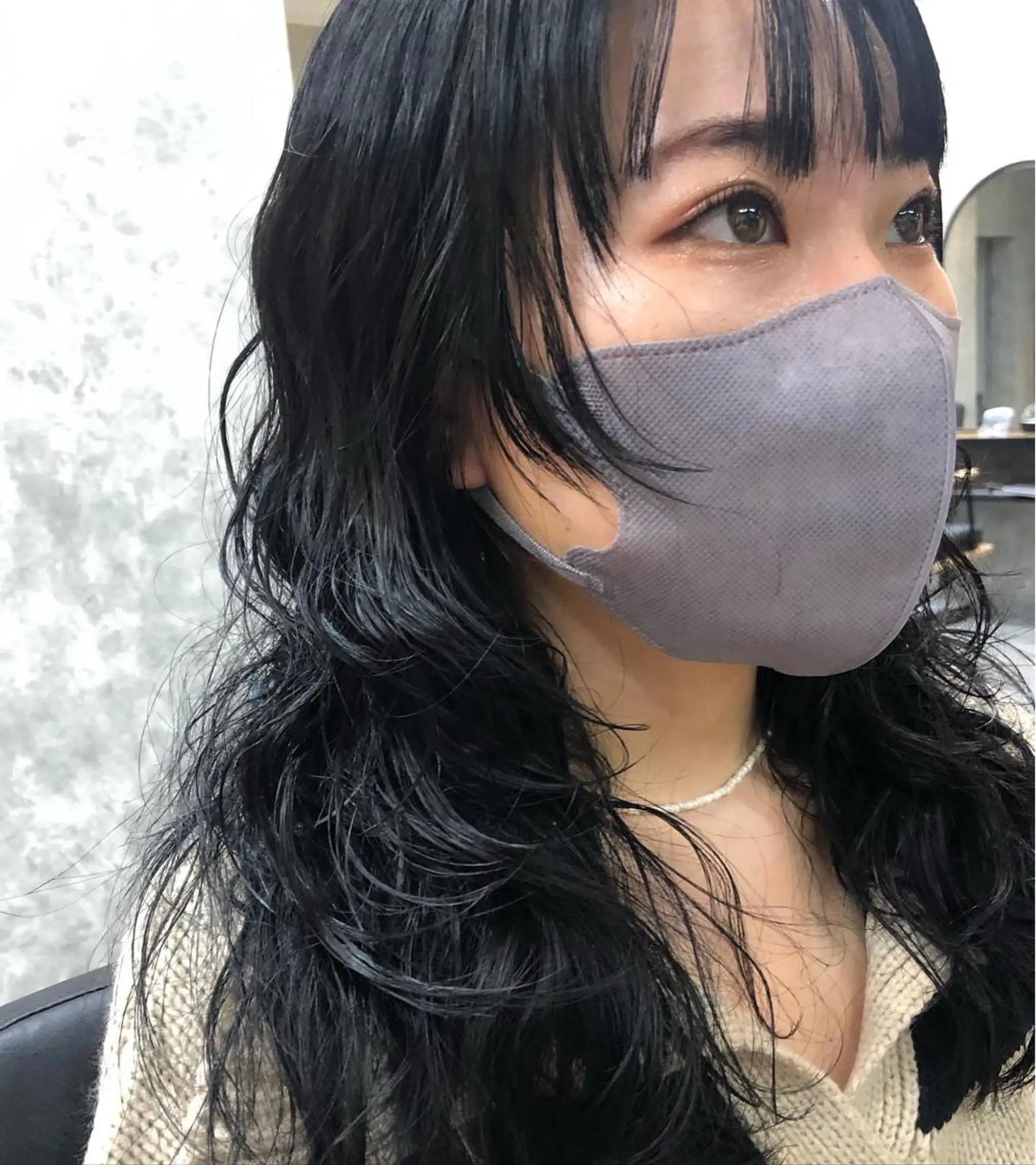 ロング パーマ YURIA .のヘアスタイル