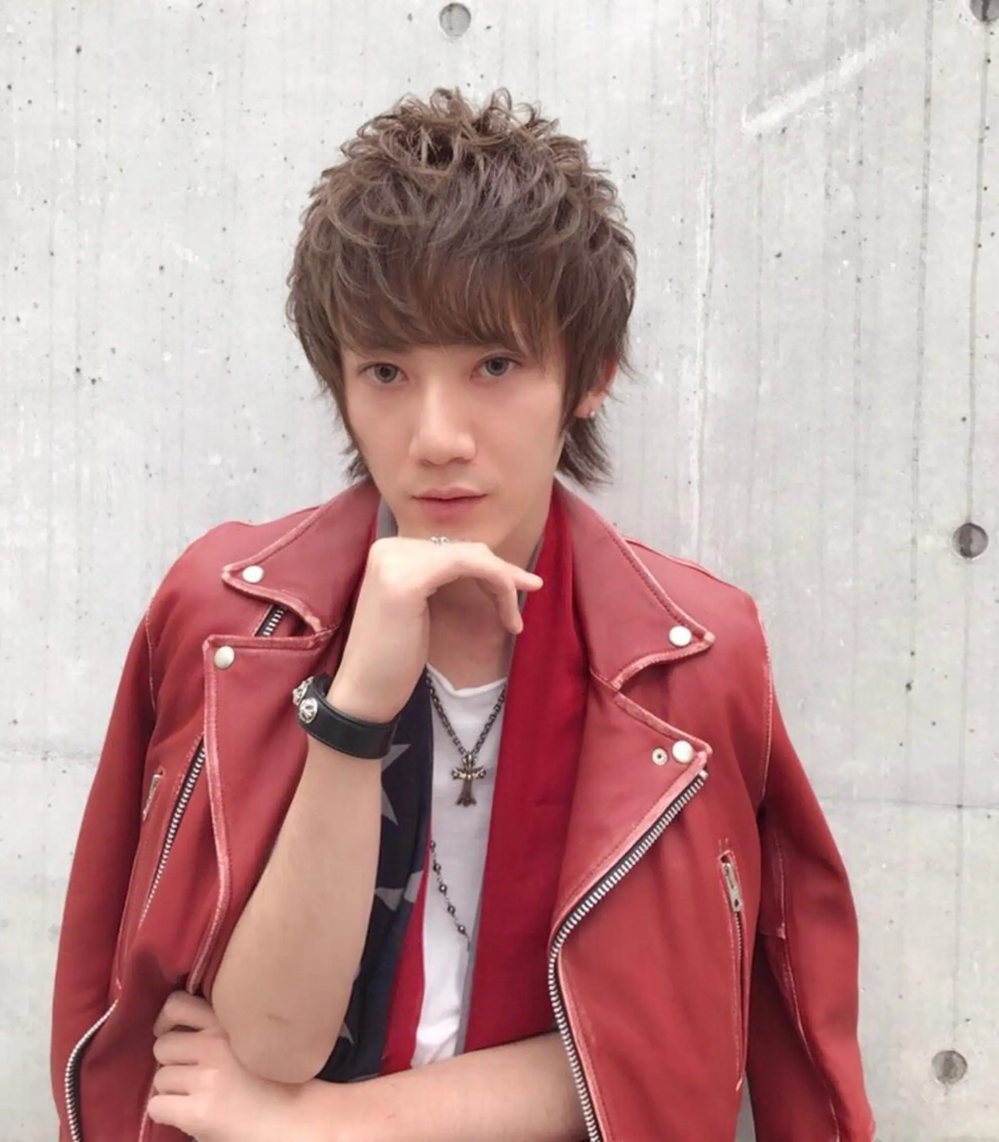 ショート カラー パーマ ヘアアレンジ メンズ backstage.AZ所属・吉川 宙翔のヘアスタイル