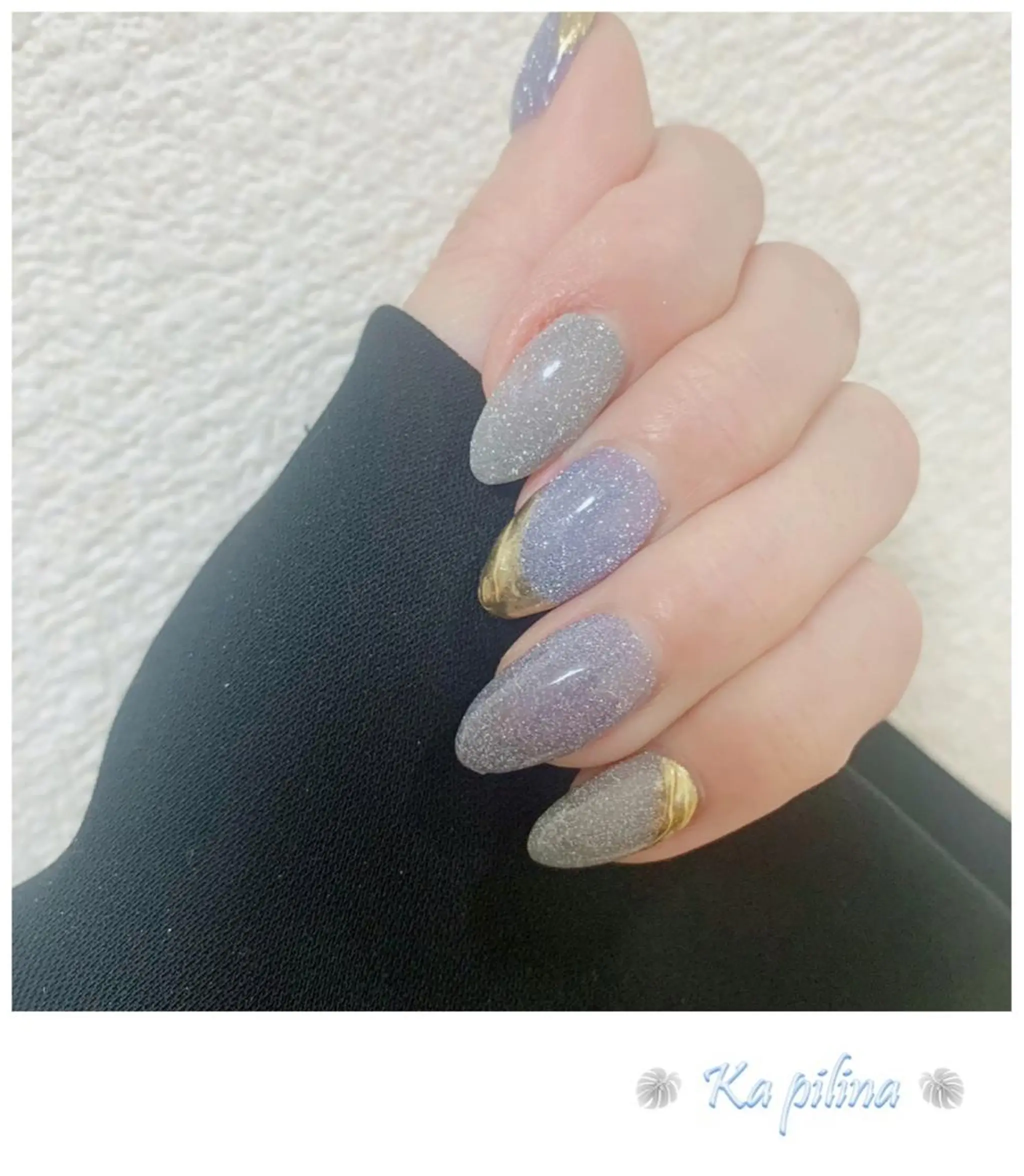 ネイル フラッシュネイル ミラーネイル ニュアンスネイル Nail salon Ka pilinaのネイルデザイン