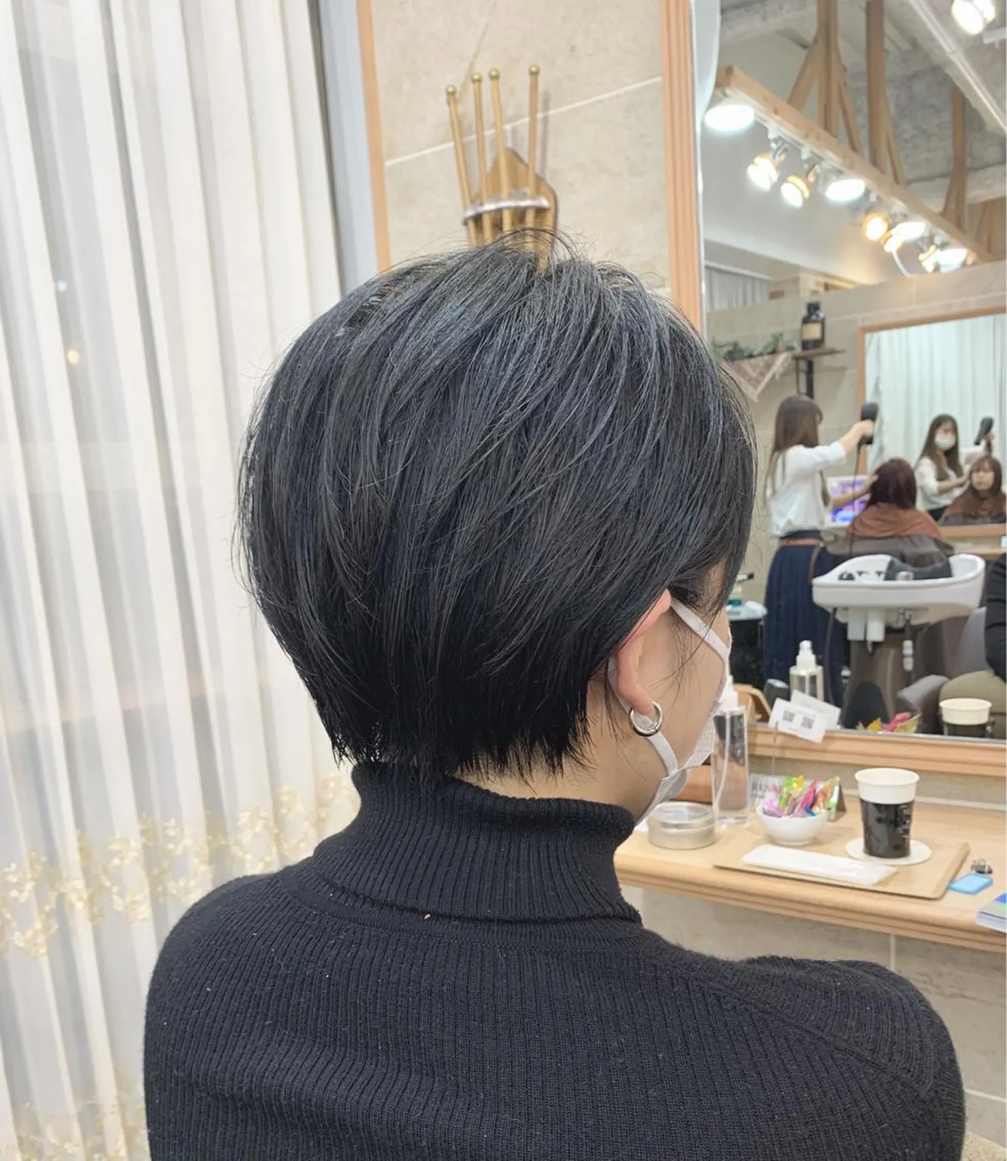 ショート カラー ショートボブ ボブ ショートヘア カット ヘアカラー トリートメント 平尾 拓也のヘアスタイル