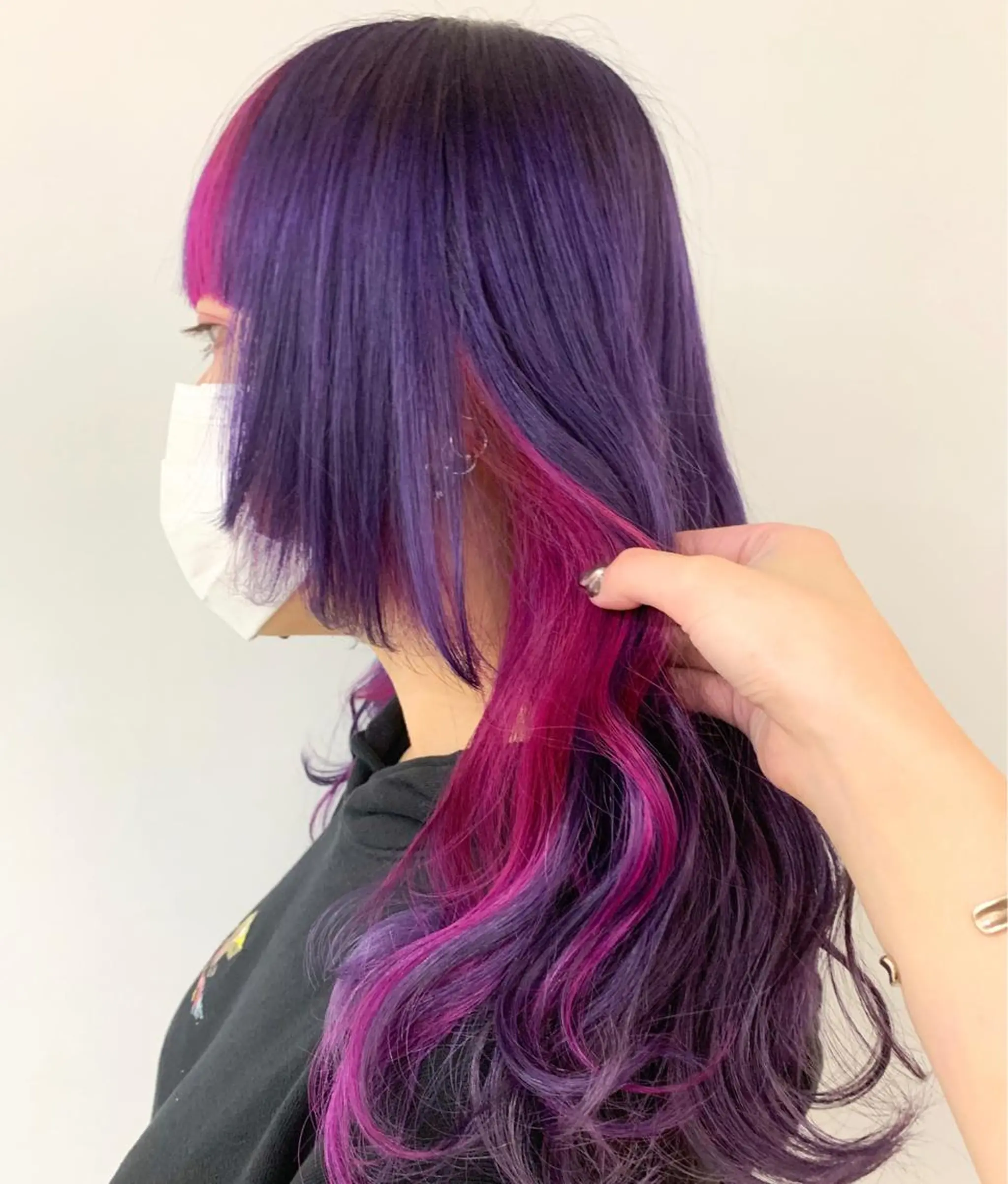ロング カット ヘアカラー トリートメント ☺︎ RIHOのヘアスタイル