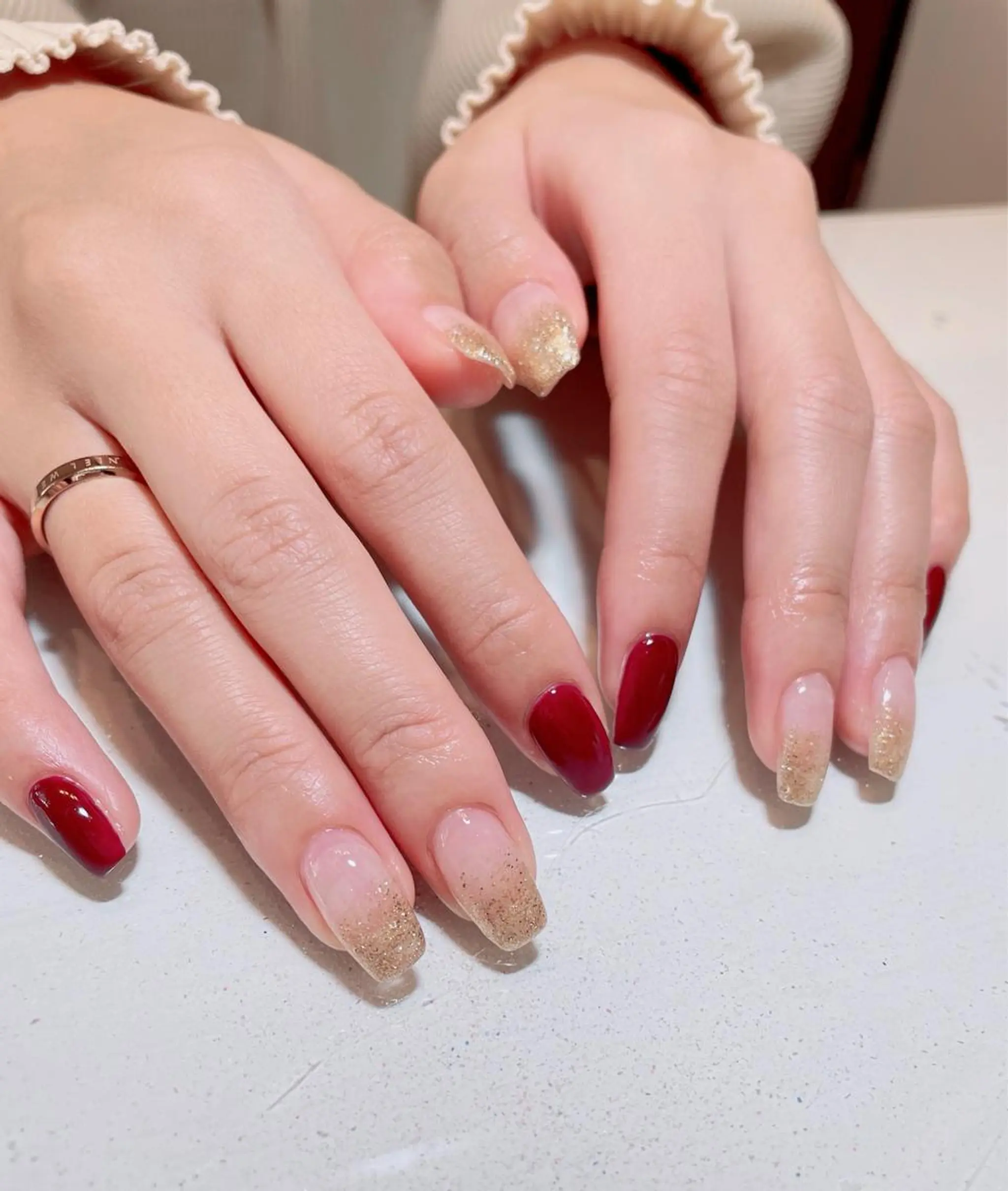 ネイル ジェルネイル マットネイル ミラーネイル ニュアンスネイル オフィスネイル ハンドネイル nail salon ラピスラズリのネイルデザイン