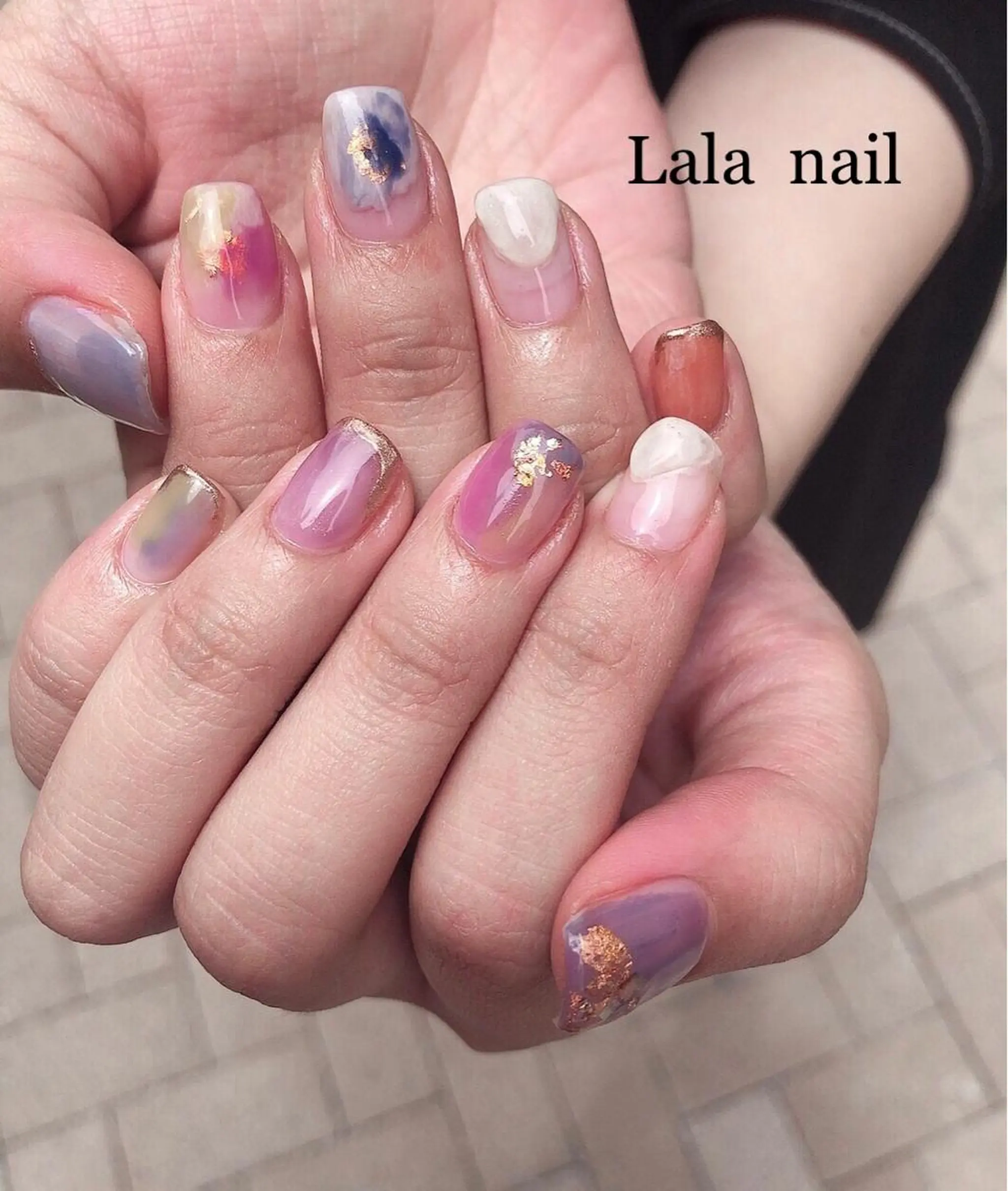 ネイル ニュアンスネイル Lala nailのネイルデザイン