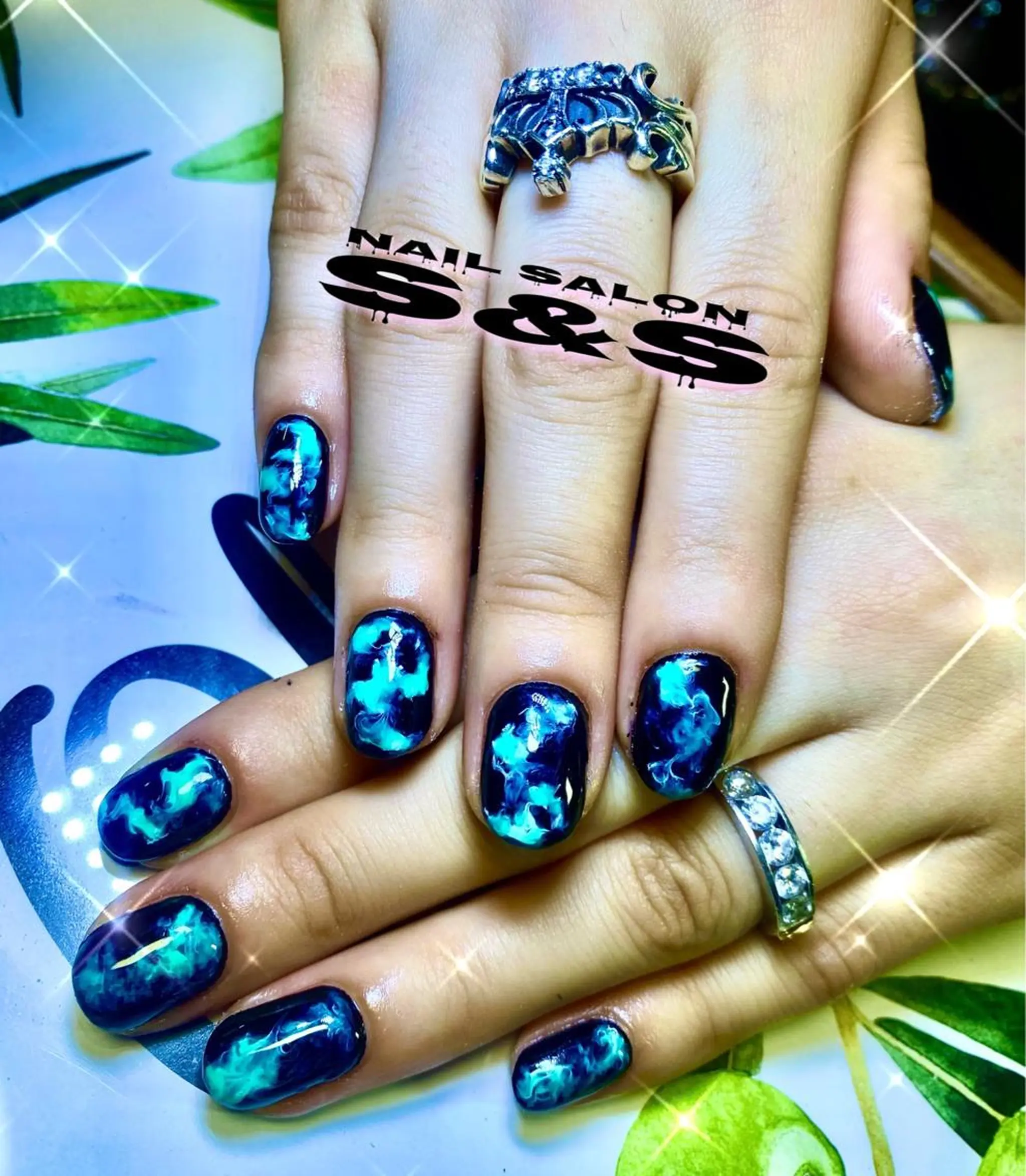 ネイル 長さ出し メンズネイル 持ち込み スカルプネイル S&S 村田小百合のネイルデザイン