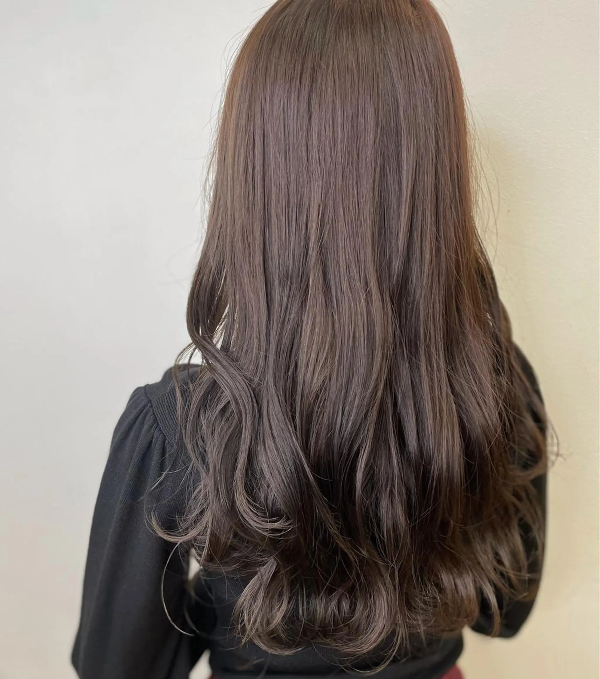 ロング カラー ベージュカラー ヘアカラー トリートメント IORI #韓国ヘア#髪質改善のヘアスタイル