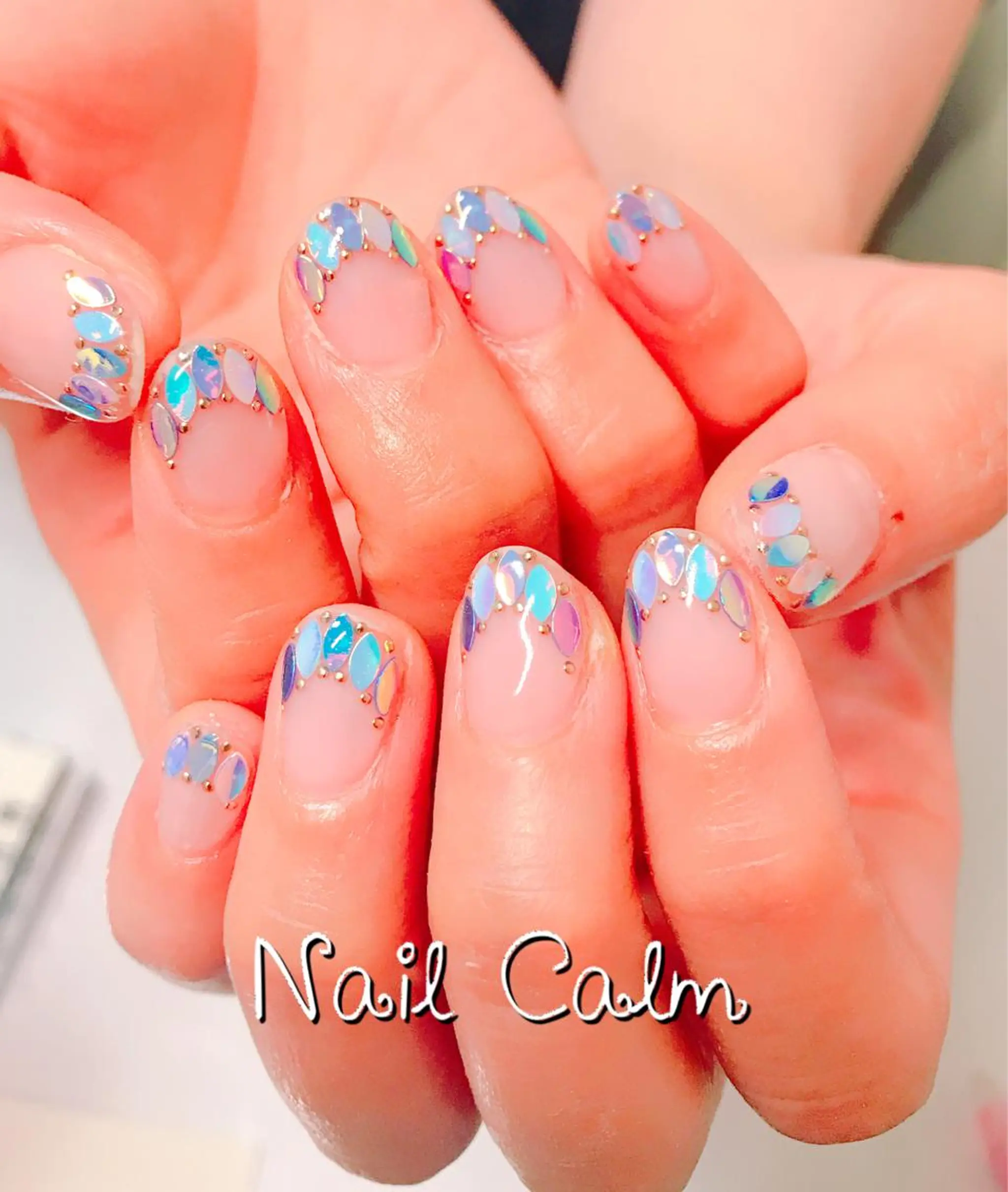 ネイル フレンチネイル ハンドネイル Nail Calm所属・プライベートサロン Calmのネイルデザイン