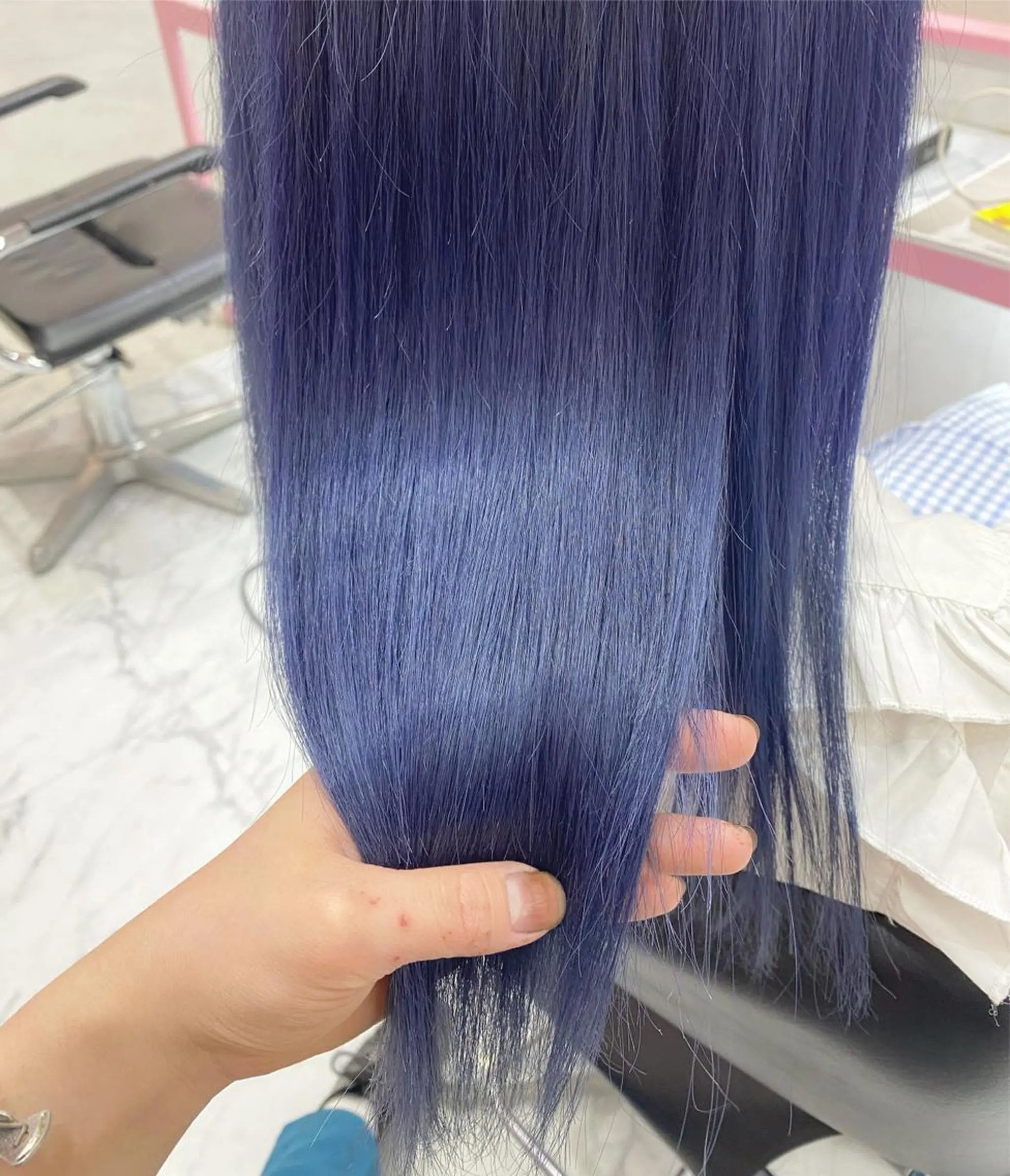 セミロング カラー ブリーチ SALOWIN横浜所属・𓍯韓国style/ 髪質改善𓍯中村和希のヘアスタイル