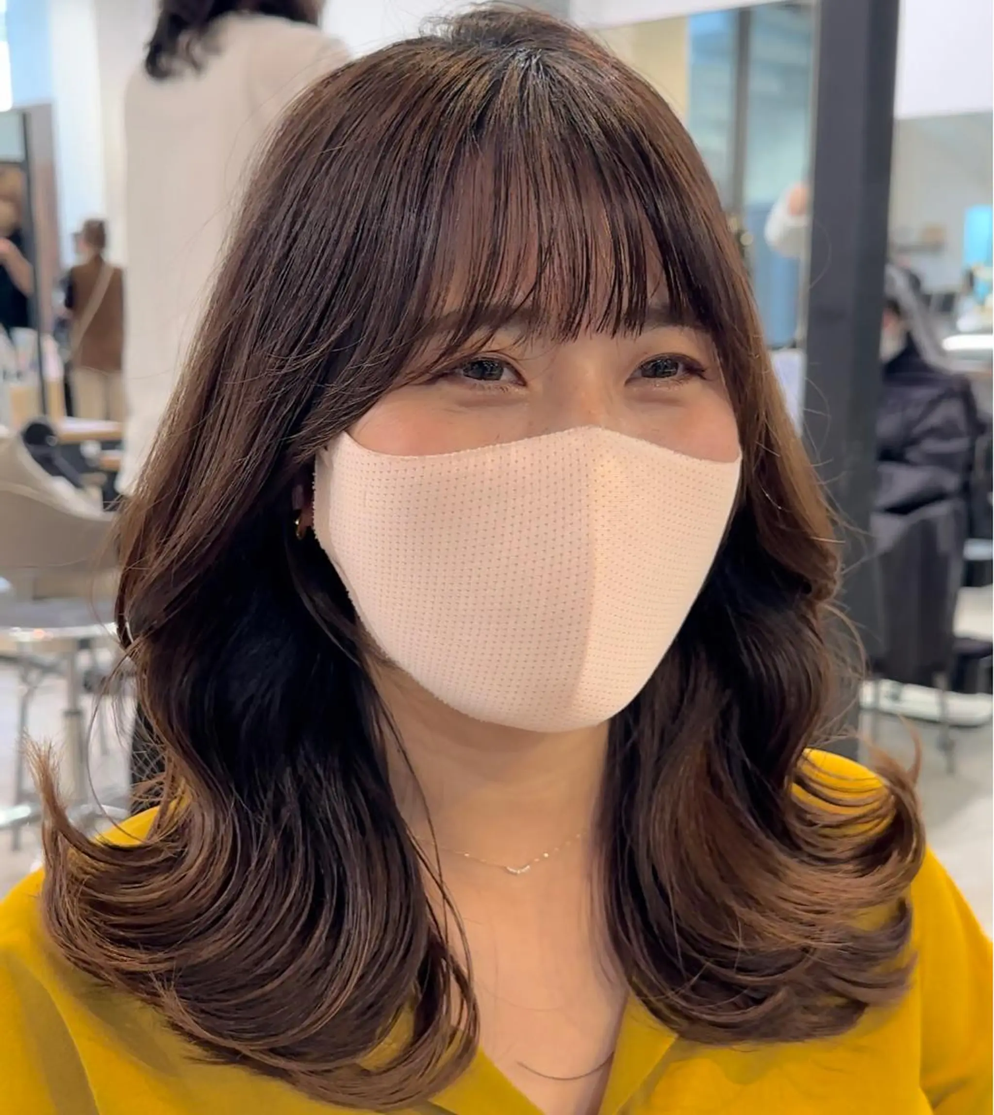 ミディアム くびれヘア 韓国風ヘア ✨似合わせショート ヘア特化✨れいじのヘアスタイル