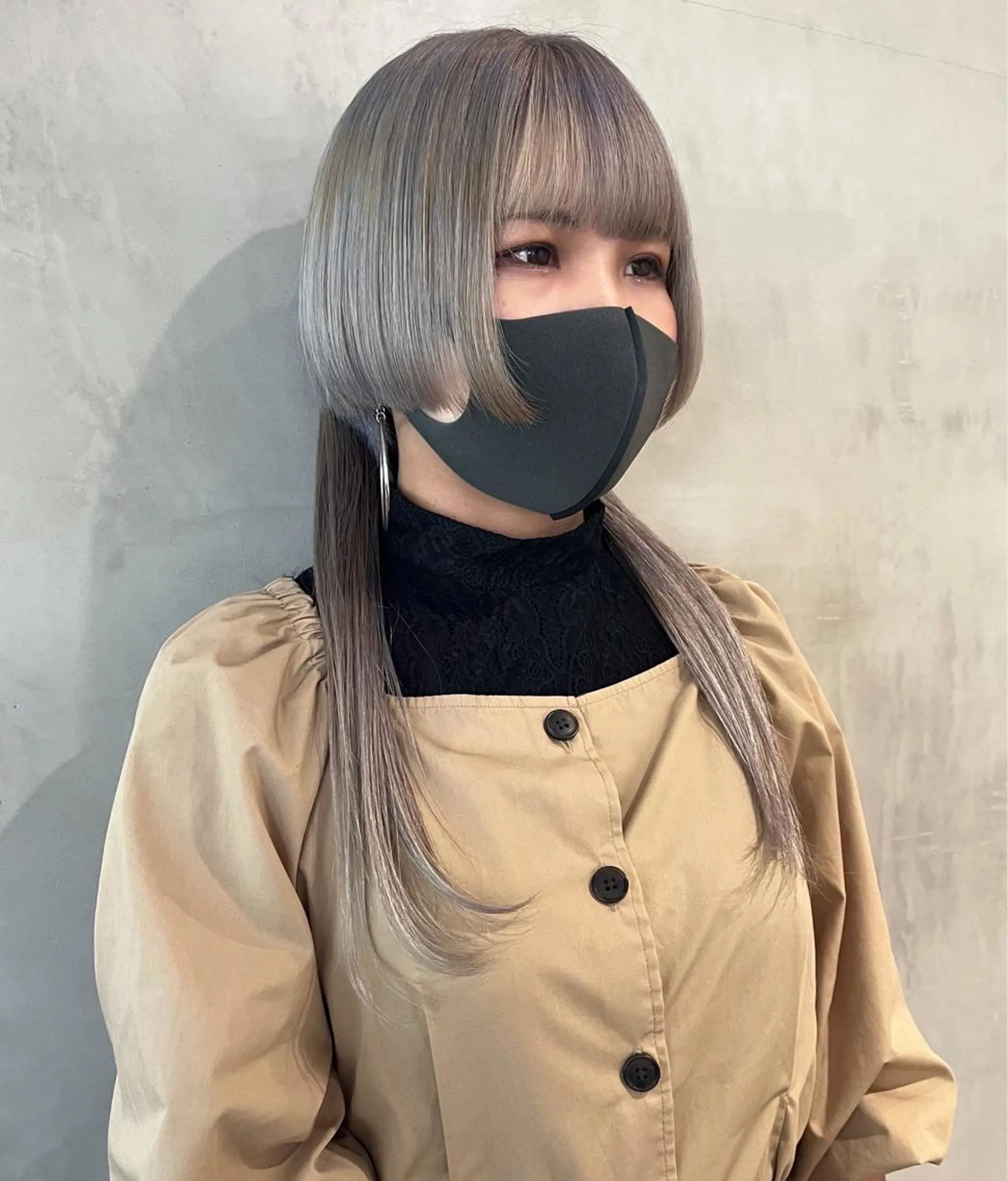 ロング カラー カット トリートメント 暖色🍒姫カット🎀 オタク特化🎀ゆうなのヘアスタイル
