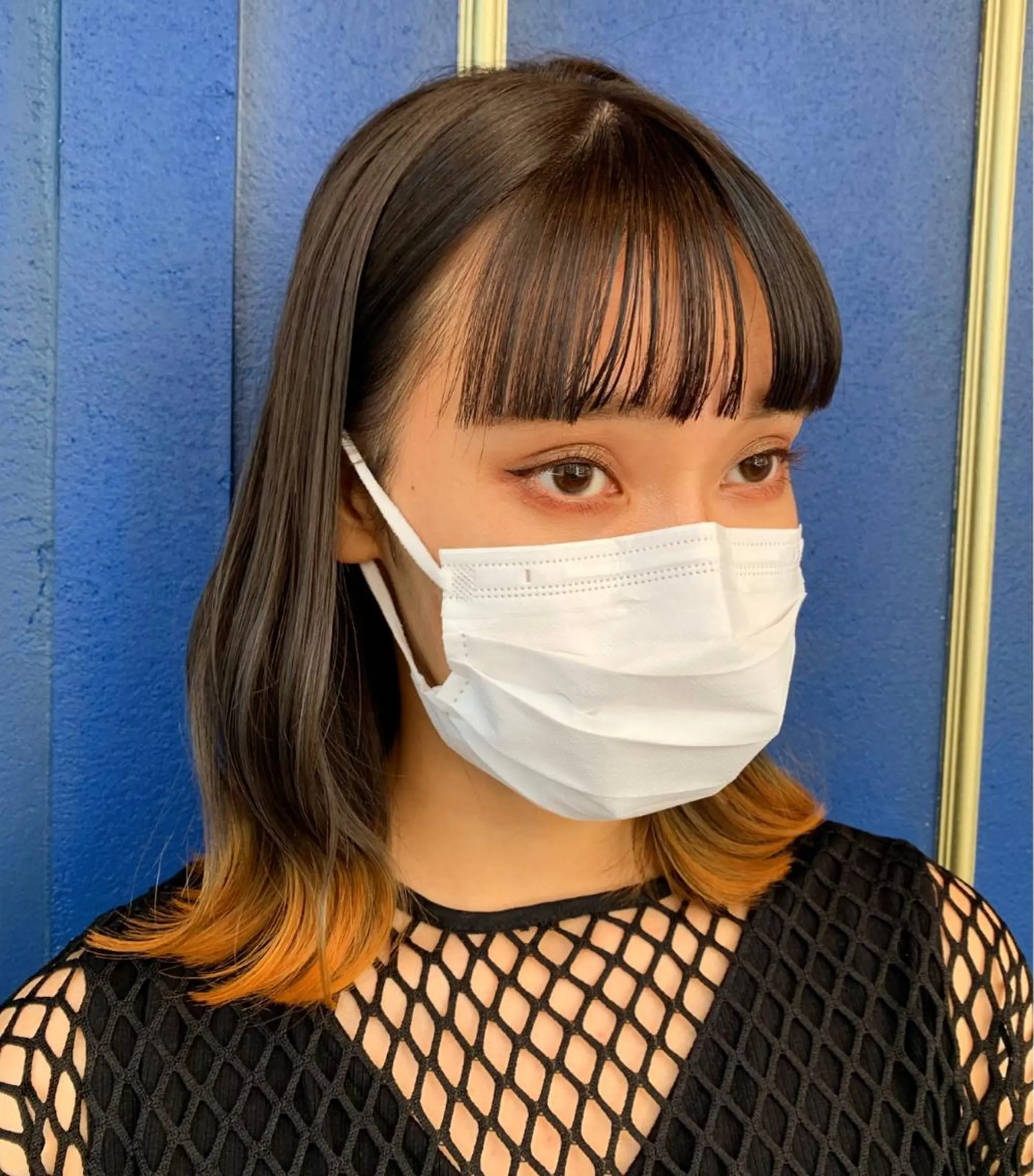 セミロング カラー ヘアアレンジ カット ヘアカラー ヘアセット 🎀髪質改善/透明感 カラー🎀reikaのヘアスタイル