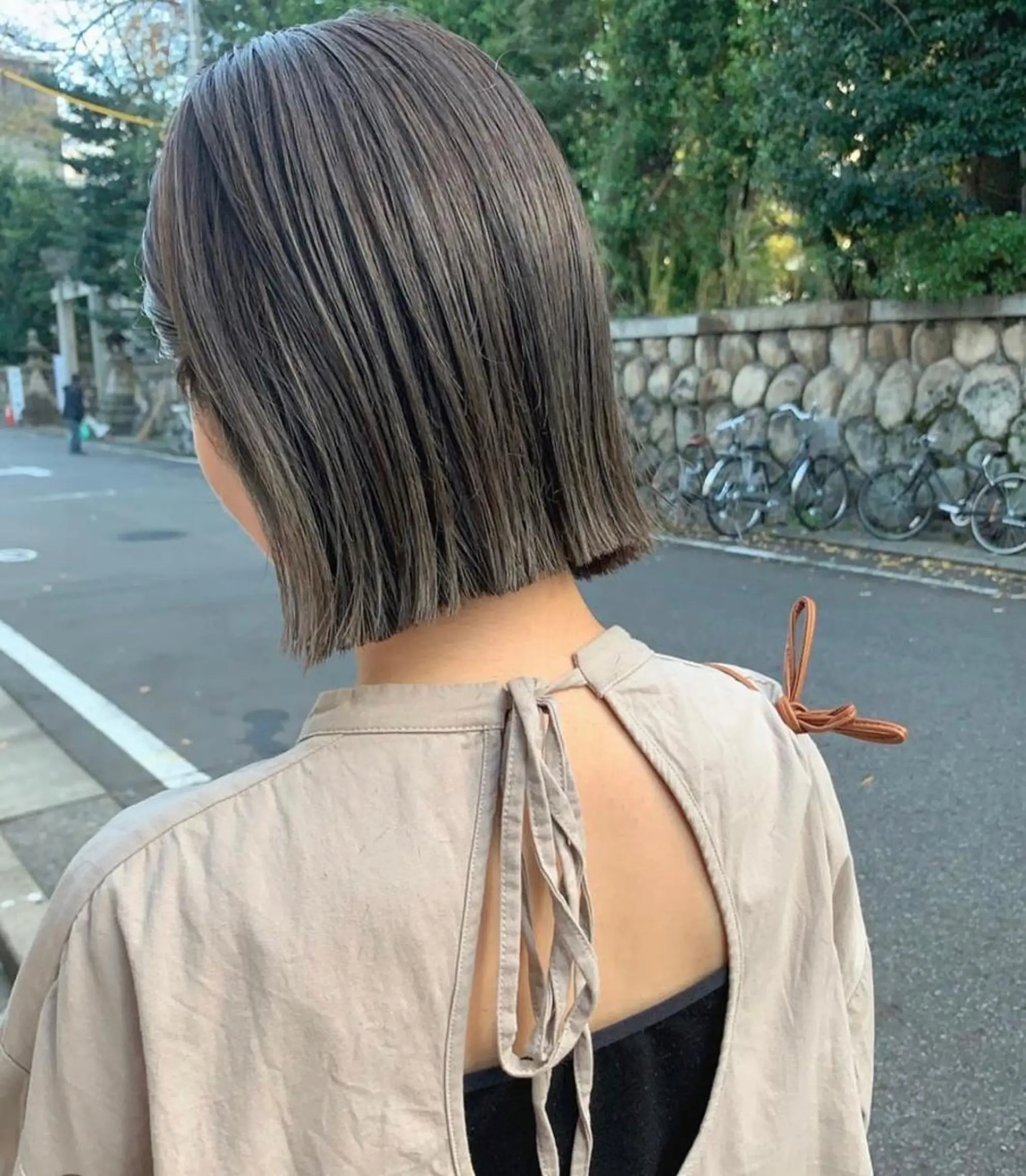 ショート SALOWIN所属・ボブ/ハイトーン YUIのヘアスタイル