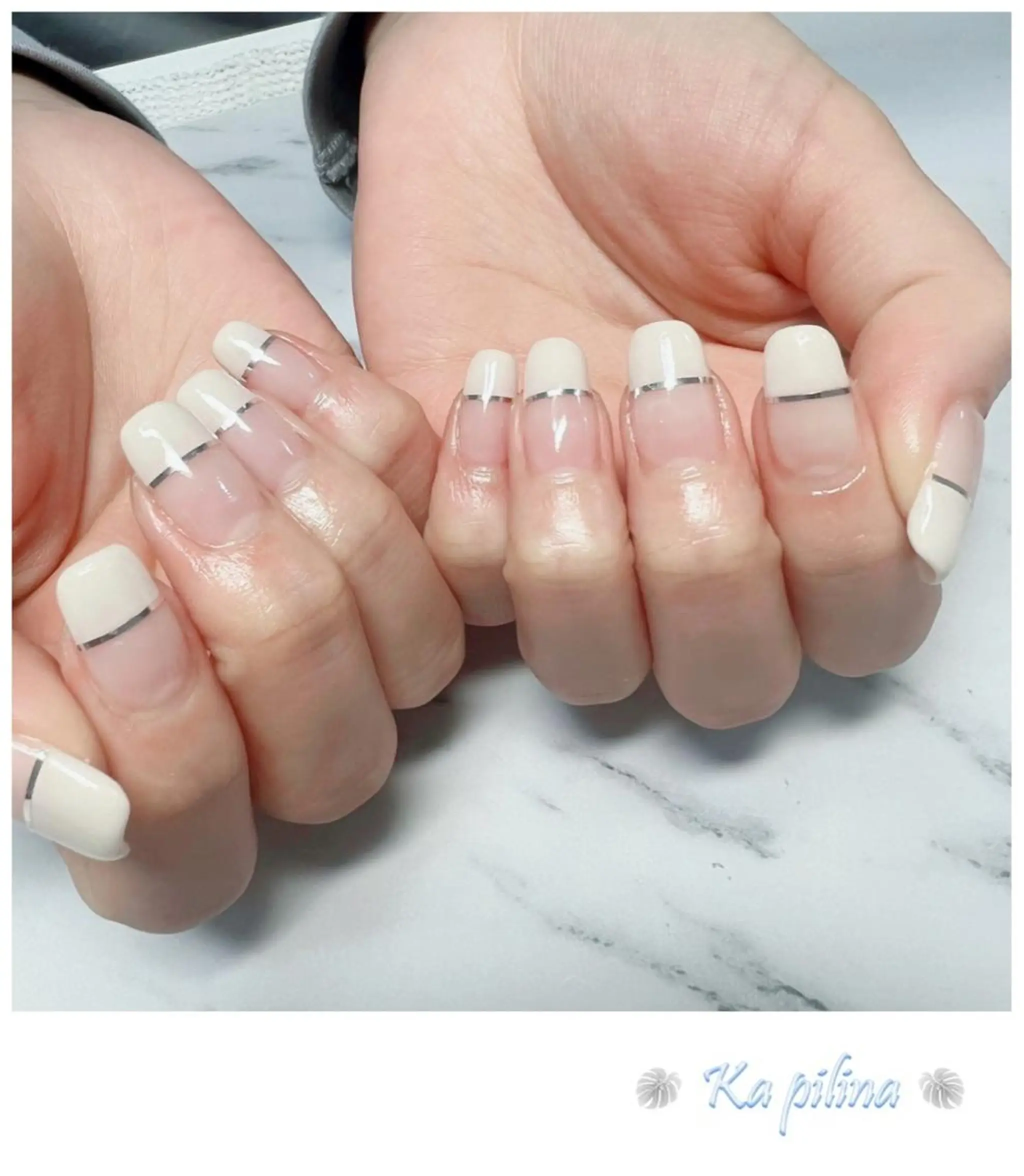 ネイル オフィスネイル シンプルネイル Nail salon Ka pilinaのネイルデザイン