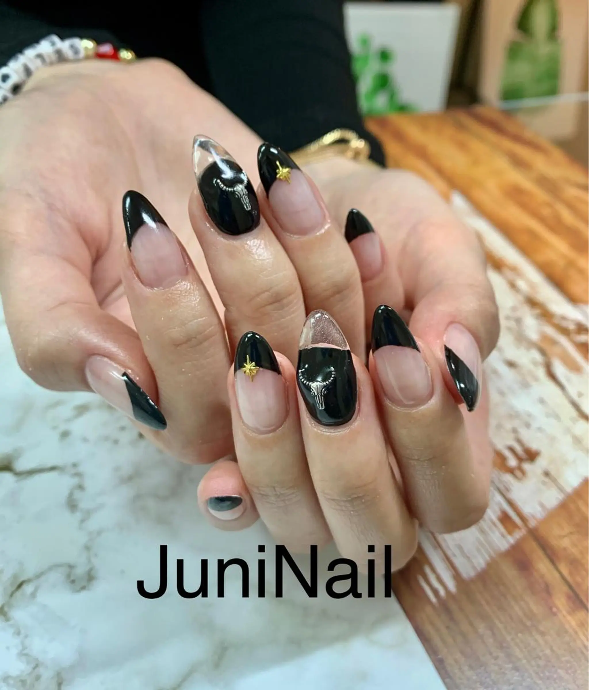 ネイル 長さ出し JuniNail 주니네일🇰🇷suのネイルデザイン