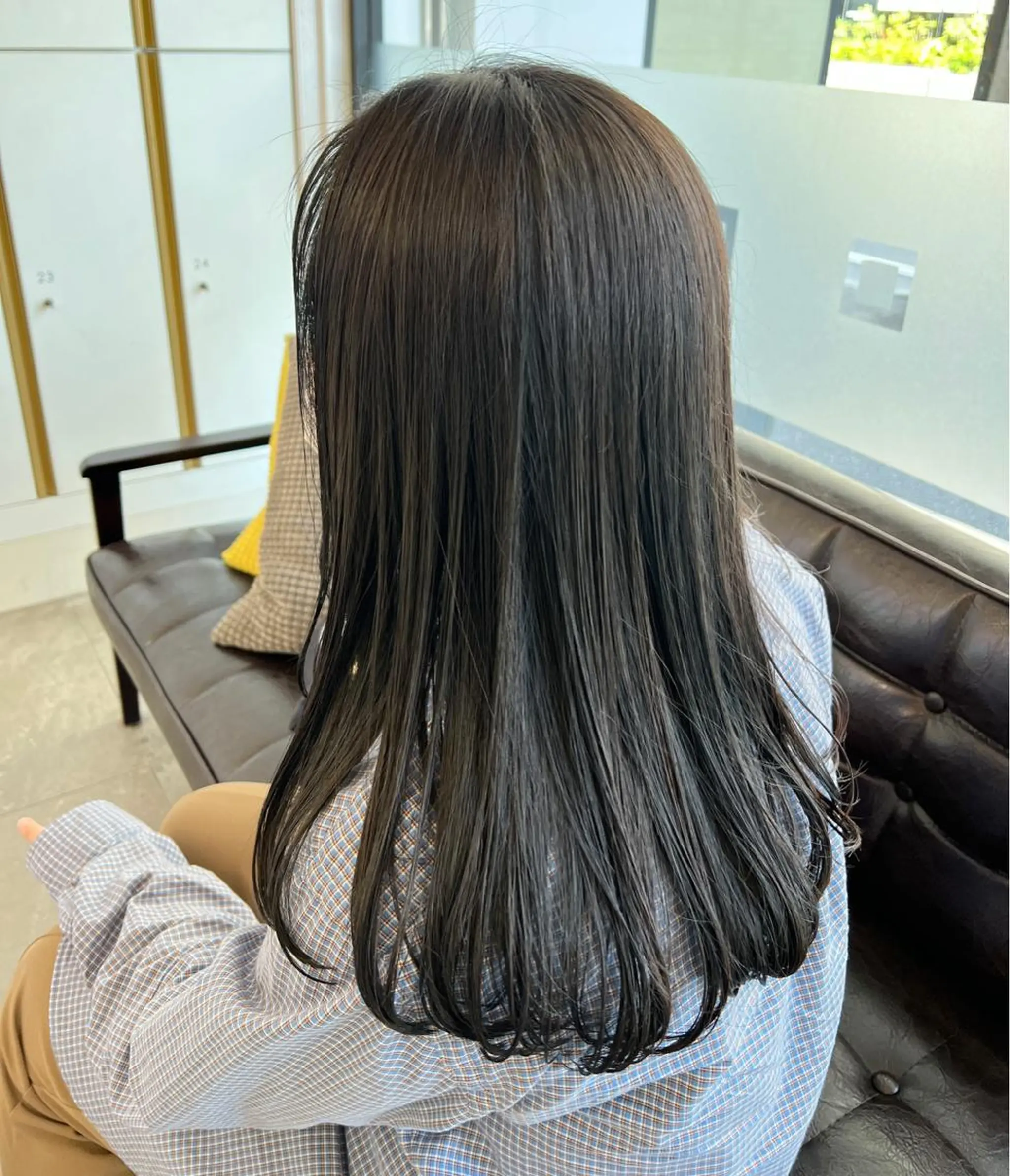セミロング カラー 透明感カラー カット ヘアカラー トリートメント 透明感カラー/ボブ/ nanamiのヘアスタイル