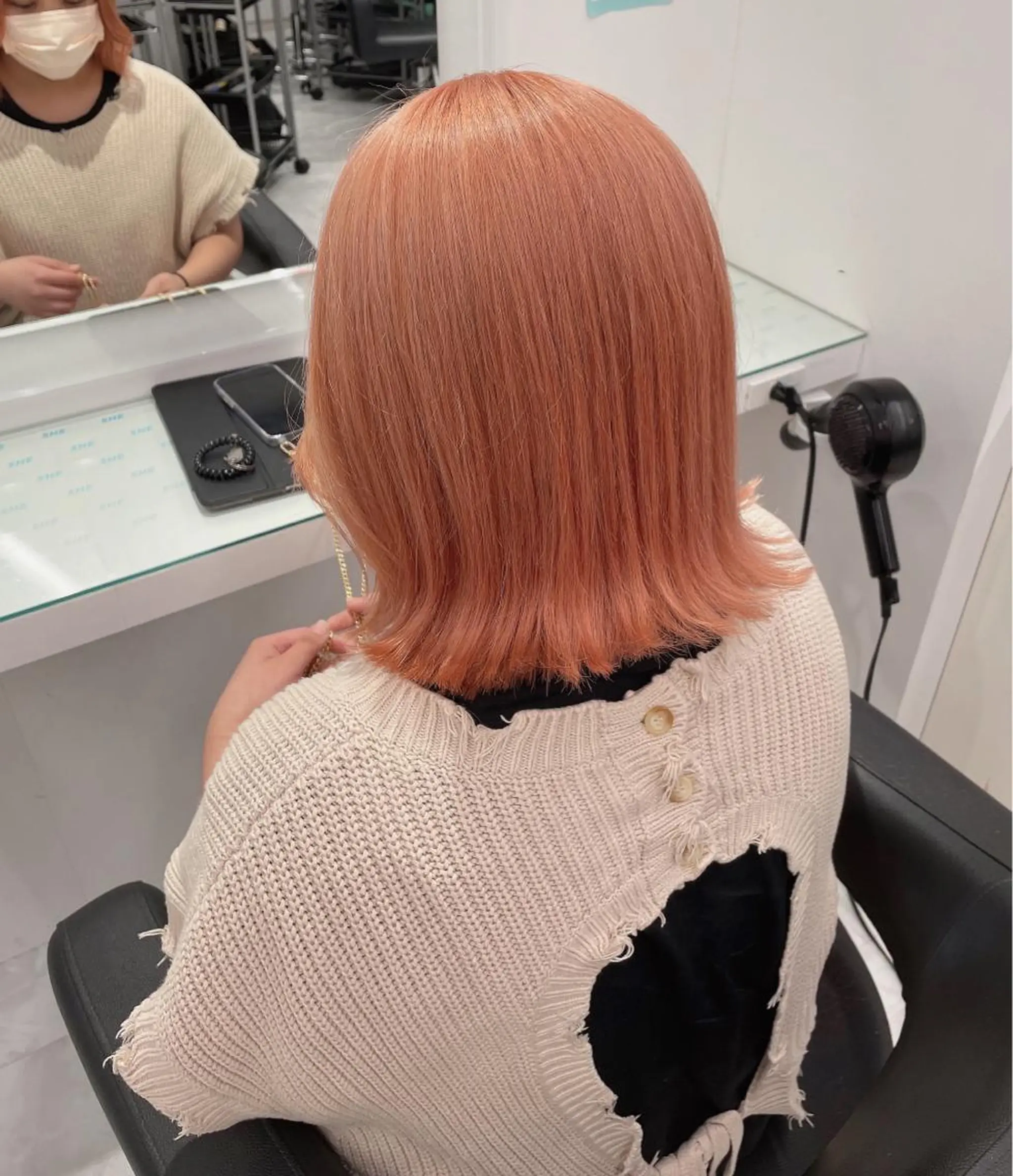 ショート カラー ヘアカラー トリートメント 💗🤍透明感カラー 🤍💗kanonのヘアスタイル