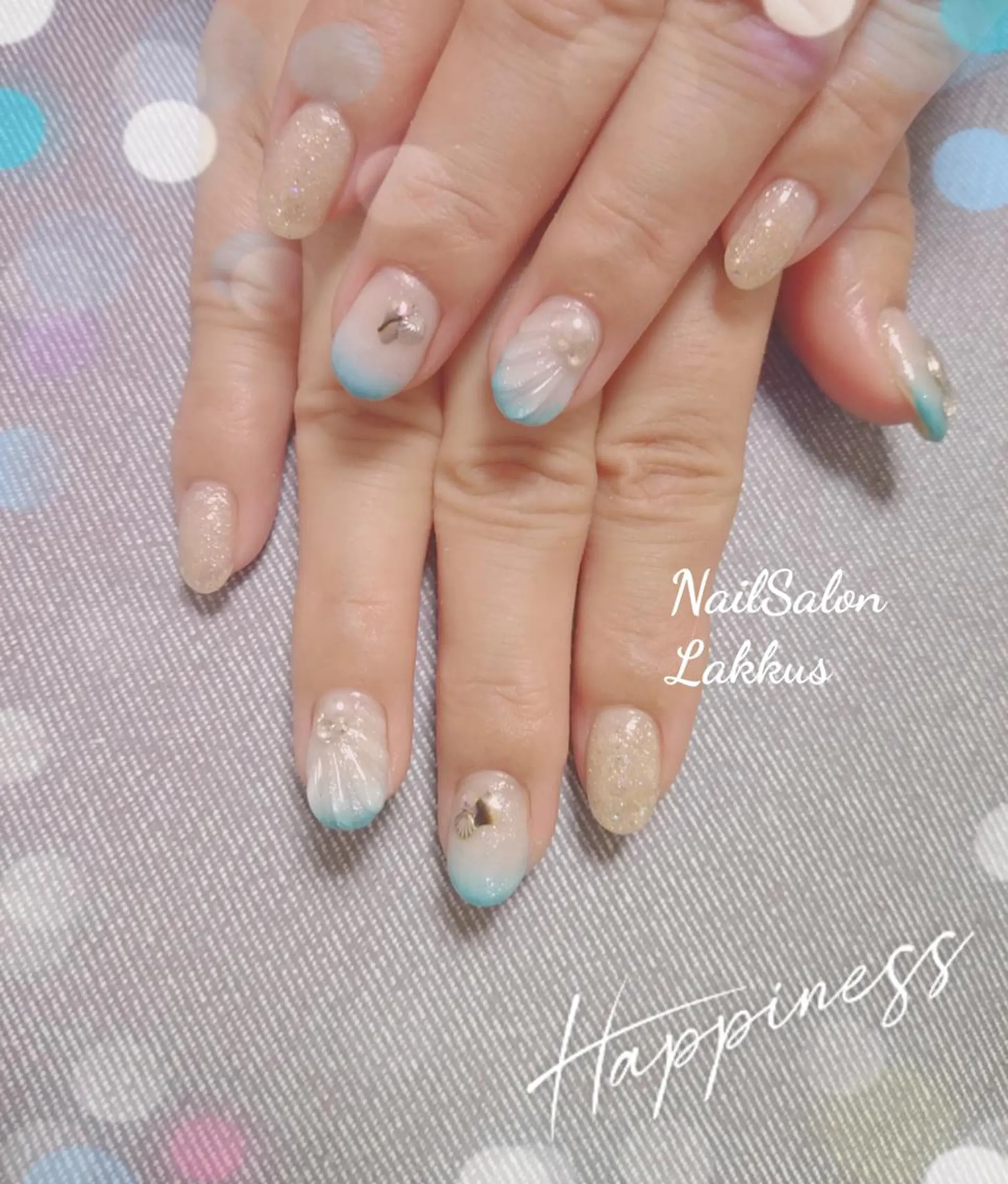 ネイル アートネイル ぷっくりネイル Lakkus N－Aのネイルデザイン