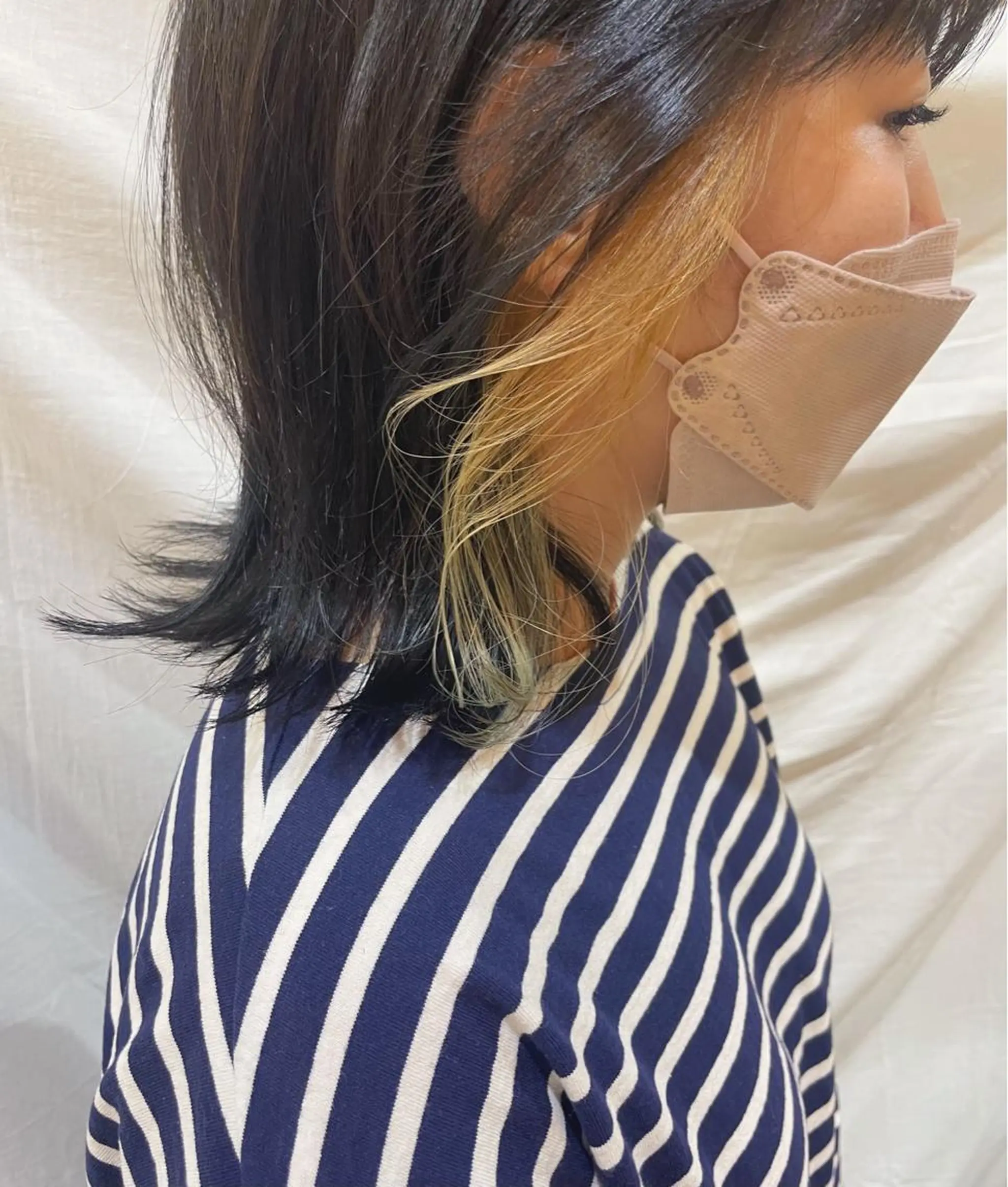 ミディアム カラー Of　HAIR所属・外山 なつ美のヘアスタイル