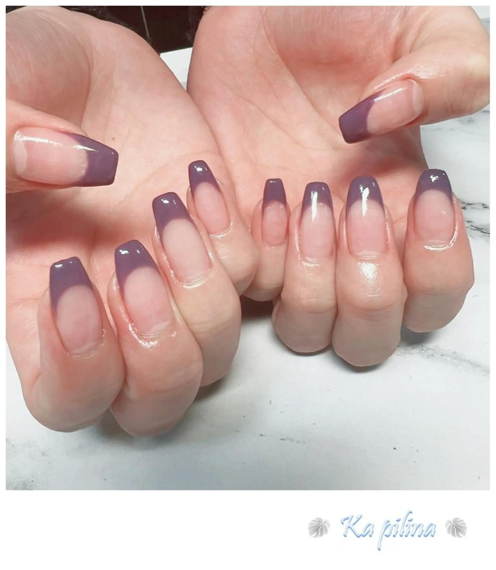 ネイル フレンチネイル シンプルネイル Nail salon Ka pilinaのネイルデザイン