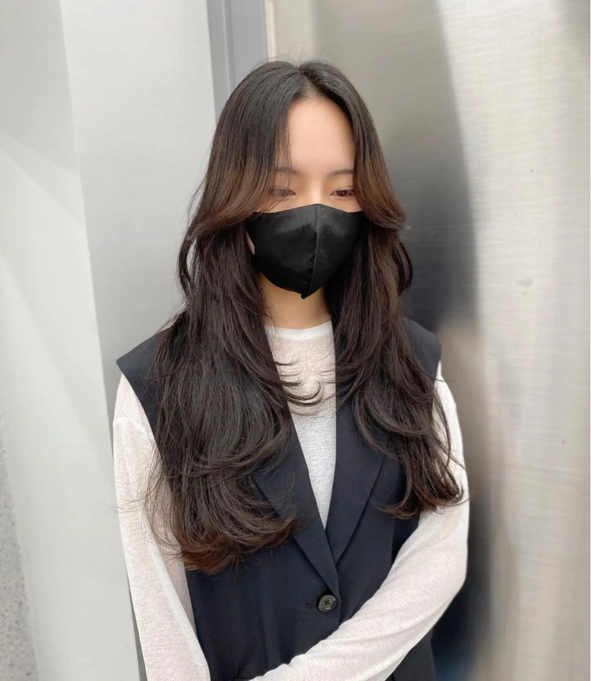 ロング カット ヘアカラー トリートメント 京都レイヤーカット/ 縮毛矯正/羽柴りくのマツエク・マツパデザイン