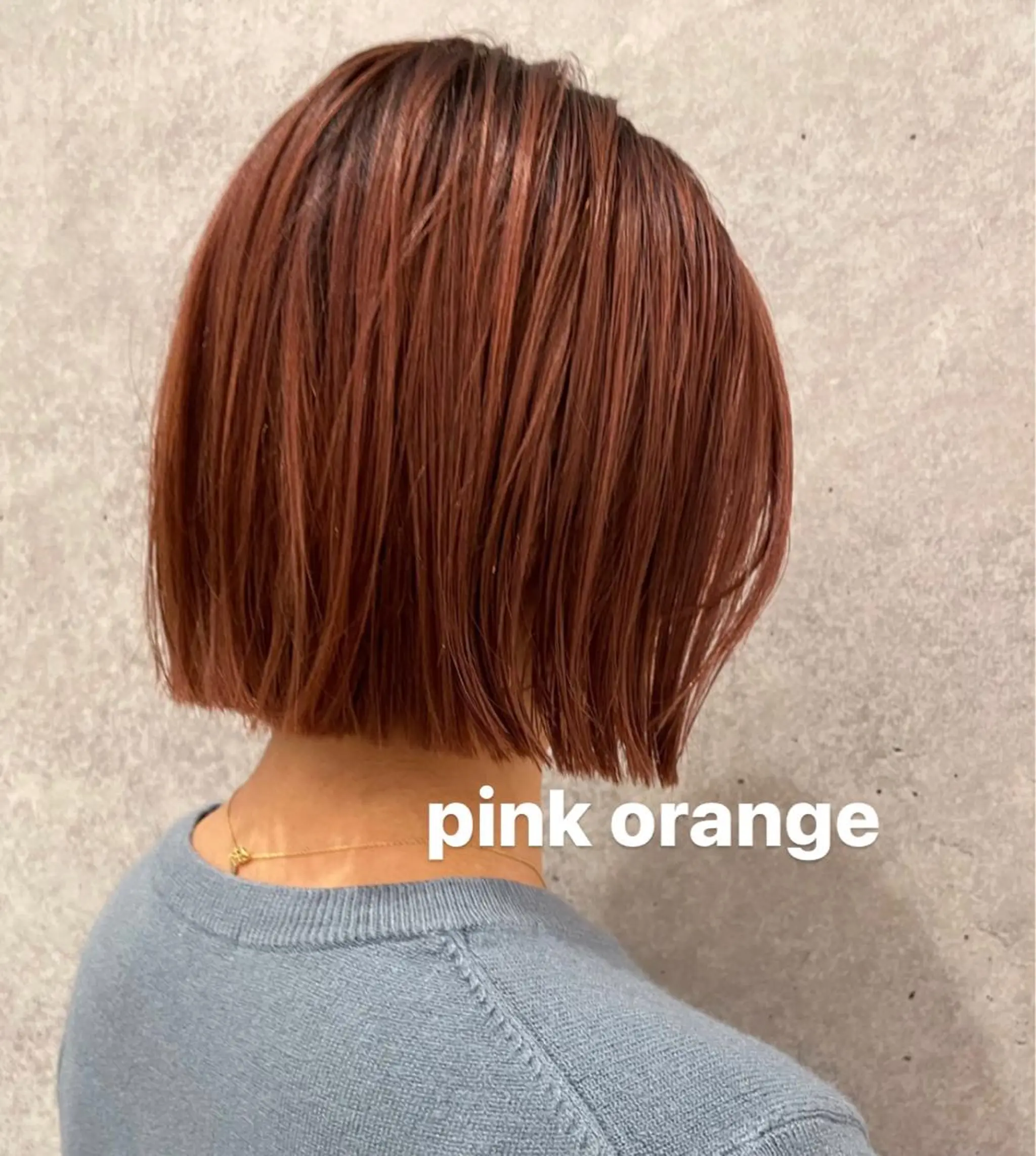 ショート カラー ヘアアレンジ オレンジ ピンクカラー LINOA✿Miku /ブリーチ/ボブのヘアスタイル