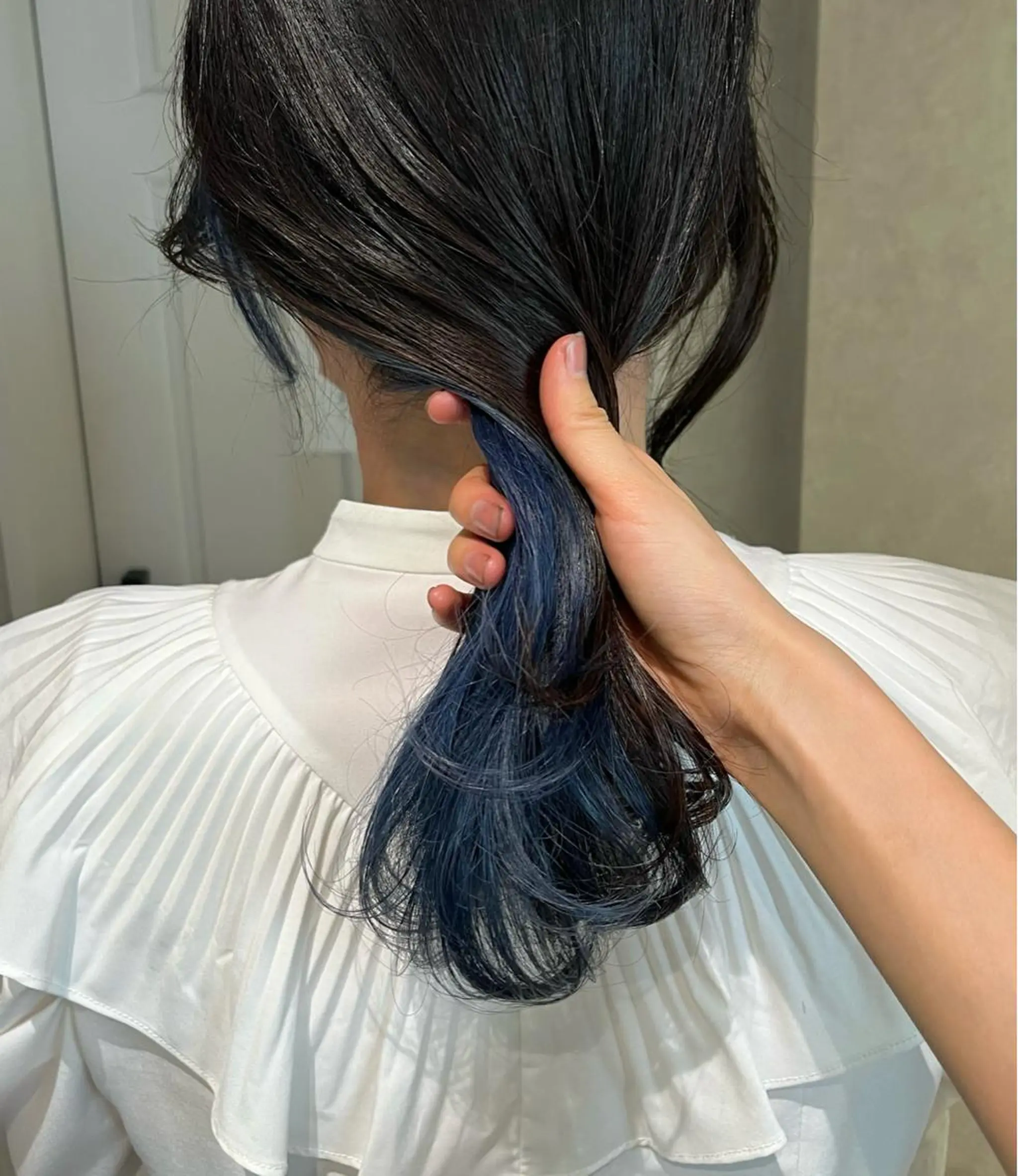セミロング カラー behov所属・柔らかハイトーン 🤎Tsubasaのヘアスタイル