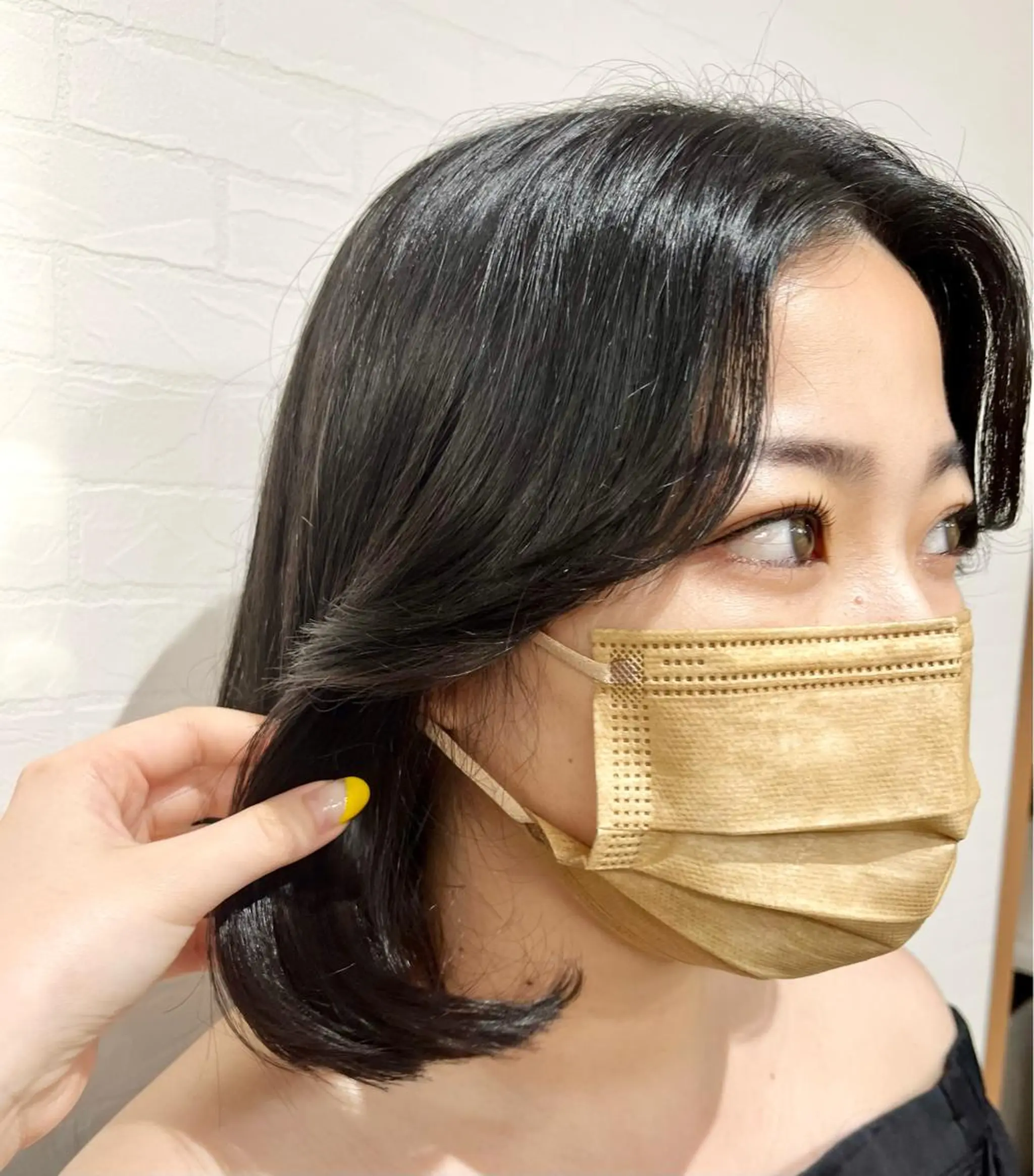 ミディアム タンバルモリ 韓国風ヘア カット 推し活美容師 🩵 Hayashiのヘアスタイル