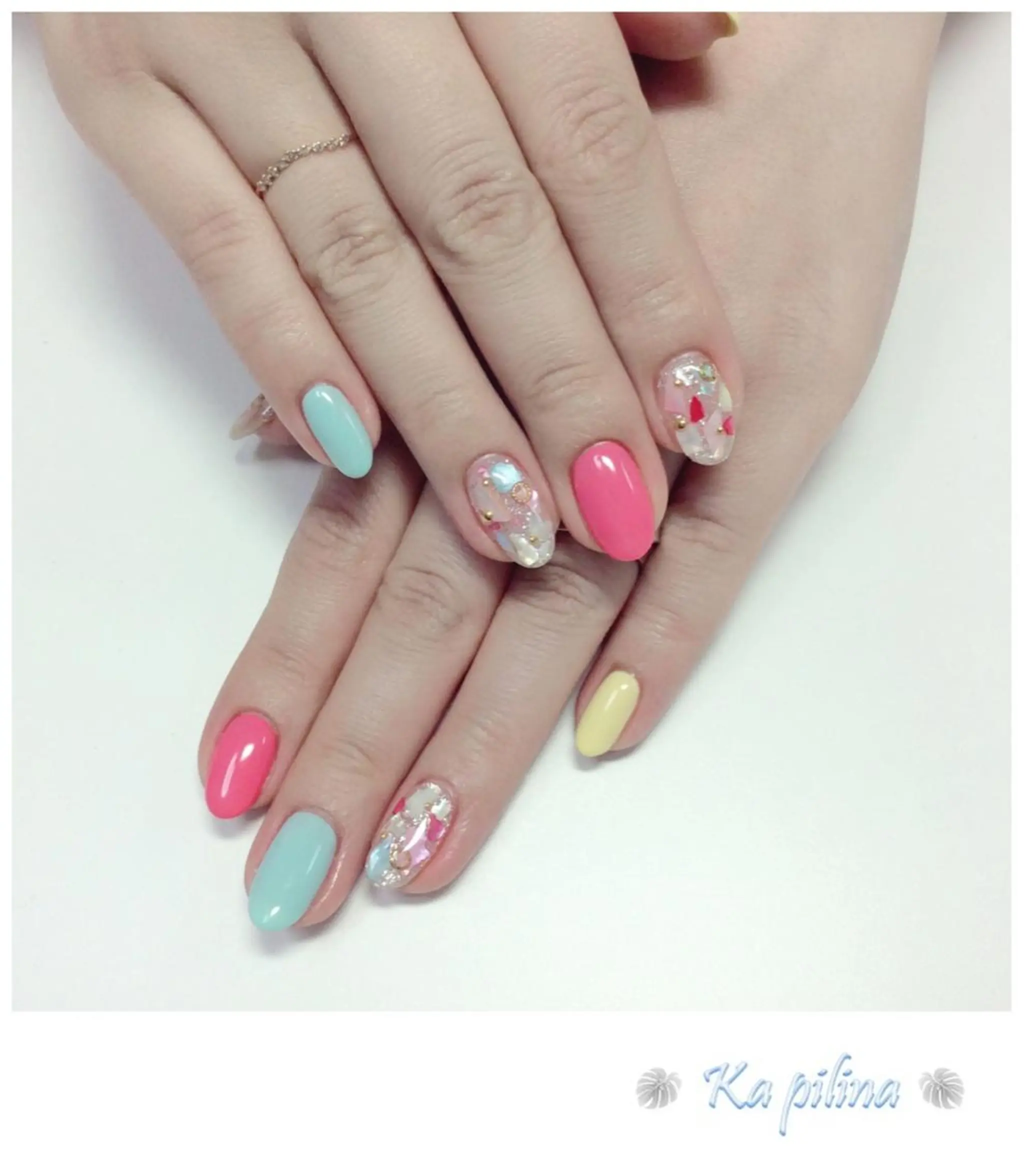 ネイル ニュアンスネイル Nail salon Ka pilinaのネイルデザイン